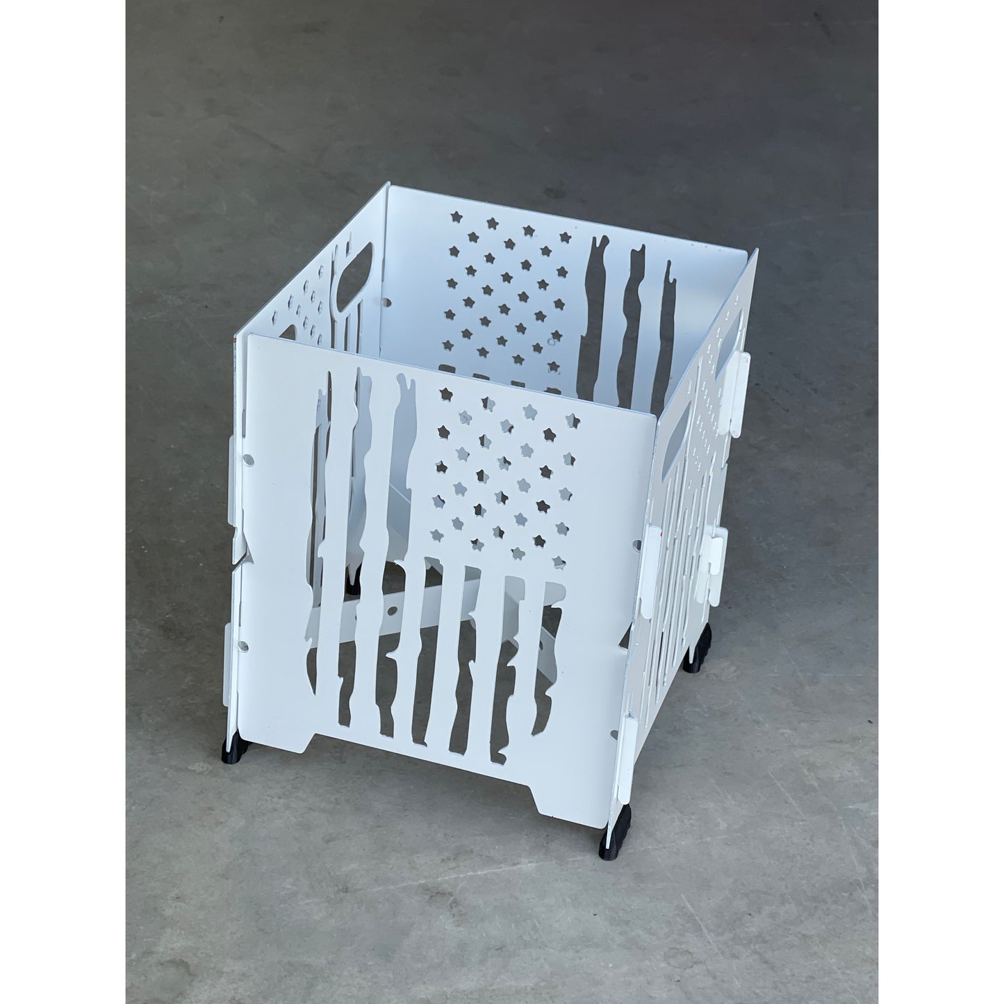 Metal Plant Stand Indoor Outdoor | Collapsible Adjustable Height 9x9x10 | Foldable Plant Holder