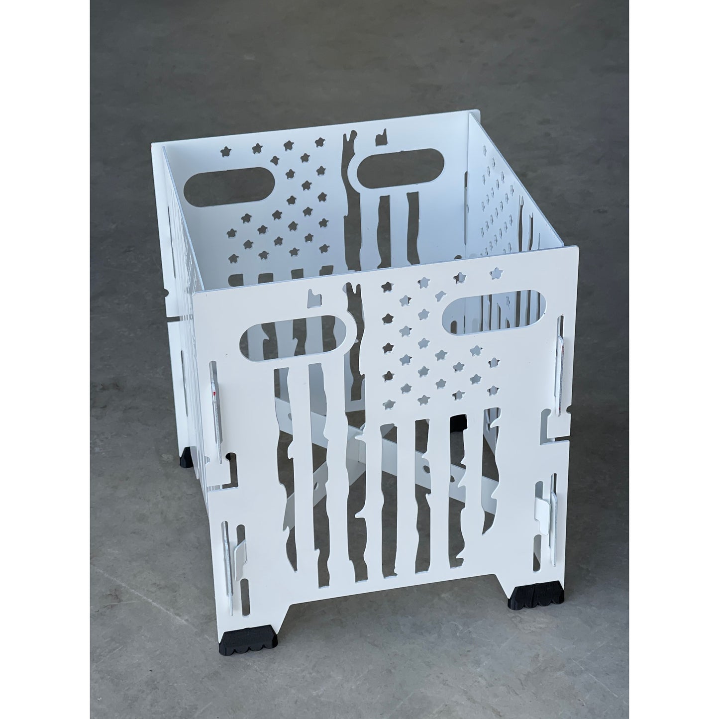 Metal Plant Stand Indoor Outdoor | Collapsible Adjustable Height 9x9x10 | Foldable Plant Holder