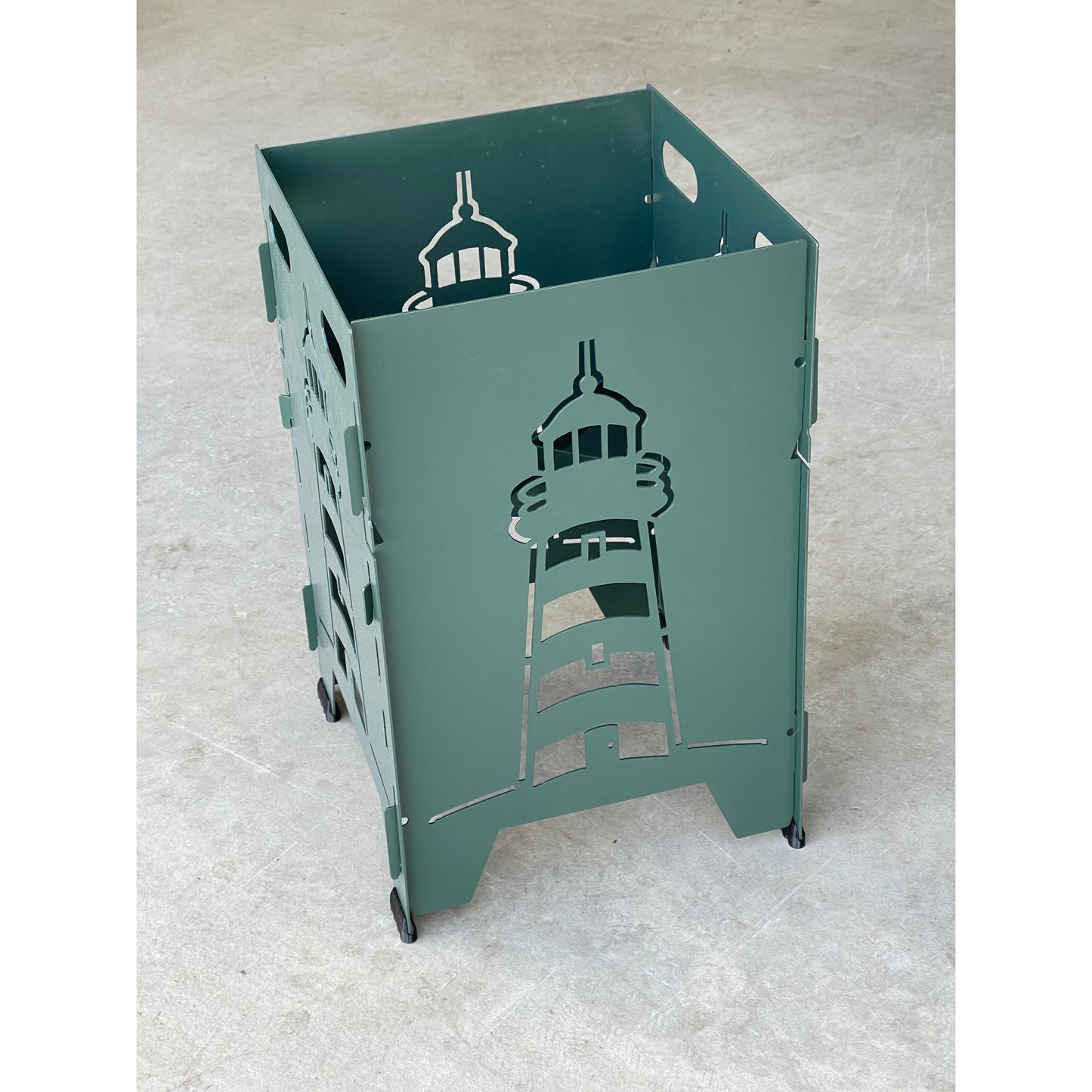 Collapsible Metal Plant Stand 9"X 9" X 12"– Foldable Indoor/Outdoor Display in Multiple Designs & Colors & Customizable Pot Depths