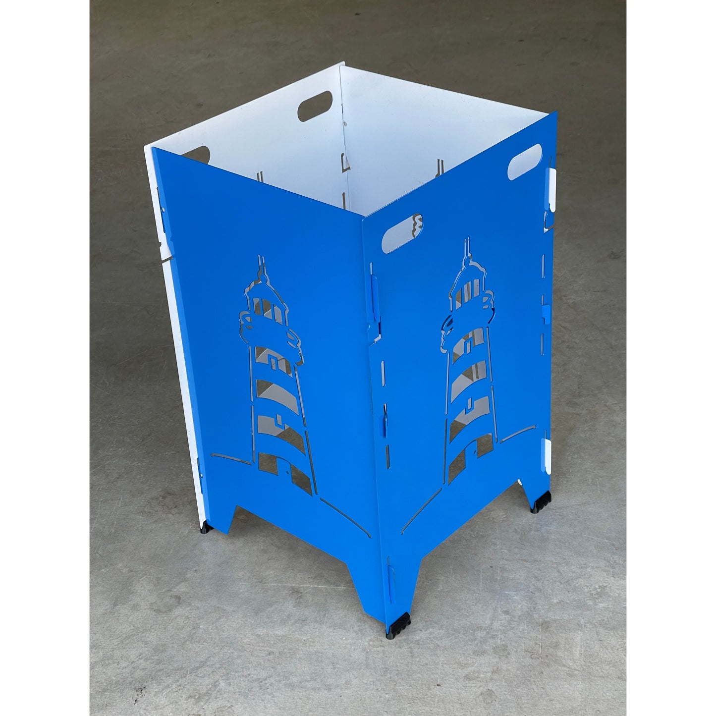 Collapsible Metal Plant Stand |12.5" x 12.5"x 20" high – Adjustable Height, Foldable Indoor & Outdoor Plant Holder