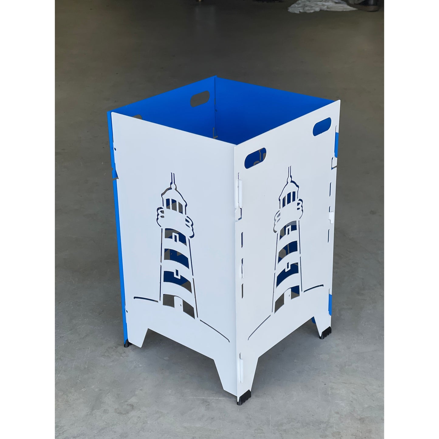 Collapsible Metal Plant Stand | 10 1/2"x10 1/2"x12" high – Adjustable Height, Foldable Indoor & Outdoor Plant Holder