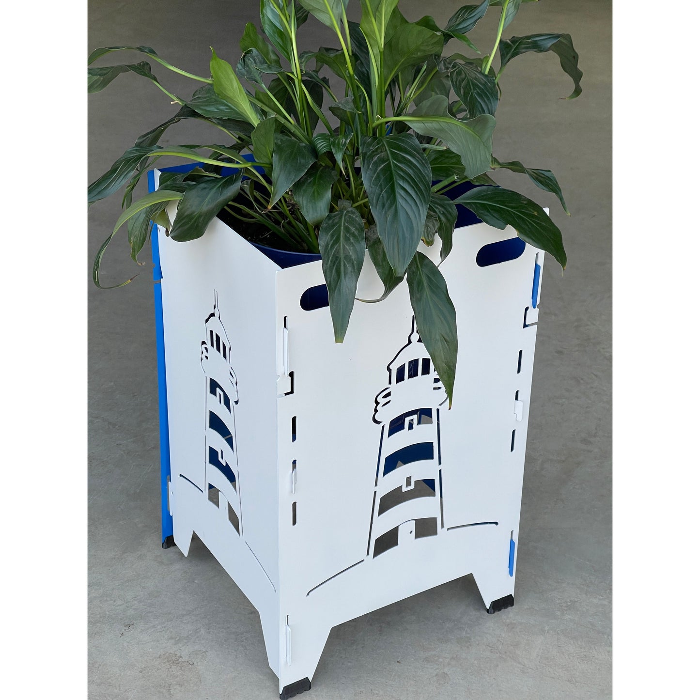 Plant Stands Collapsible Metal 12 1/2"x 12 1/2"x 16" | Multiple Designs & Colors | Space-Saving Décor