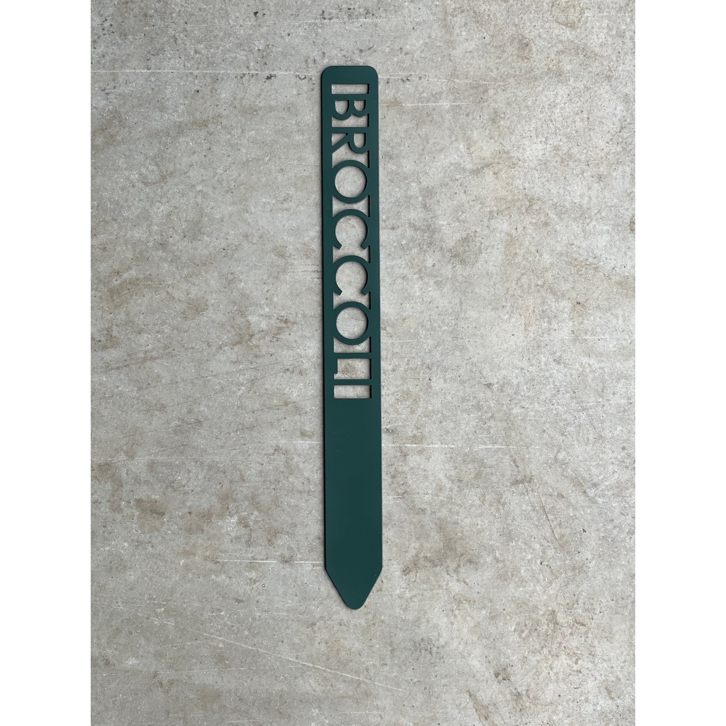 Metal Garden Stakes - Painted Hunter Green- Garden Yard Art – Rustic Outdoor Decor