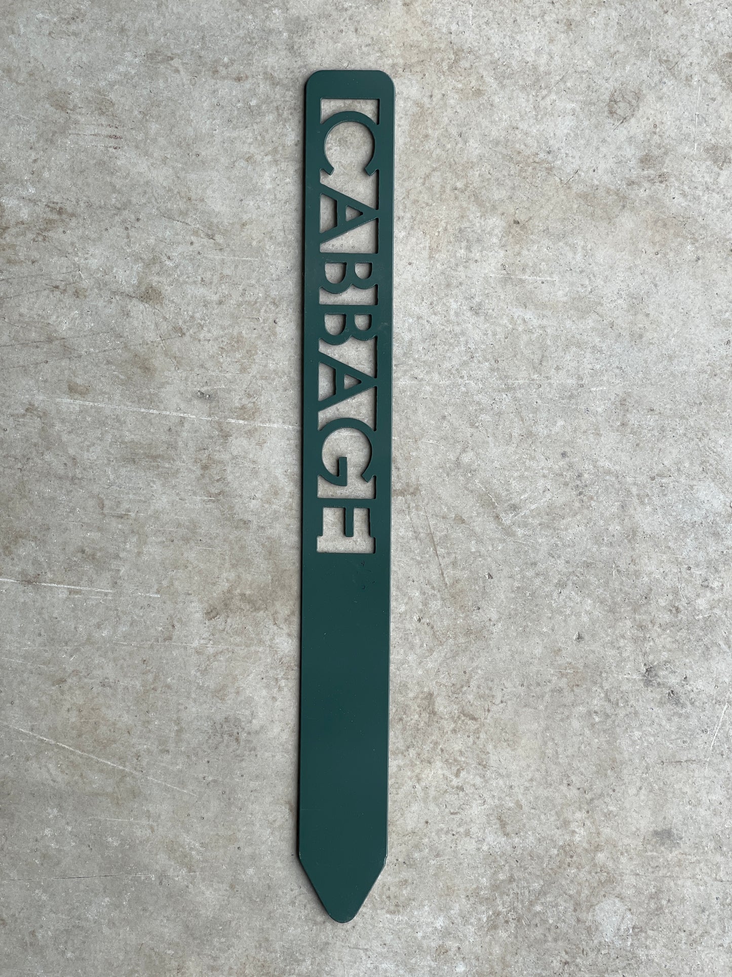 Metal Garden Stakes - Painted Hunter Green