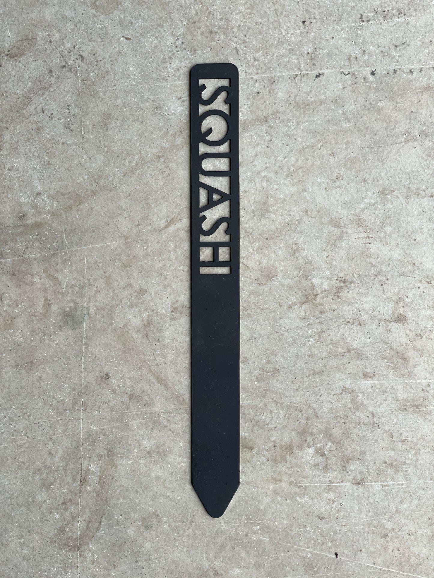 Metal Garden Stakes - Painted Black