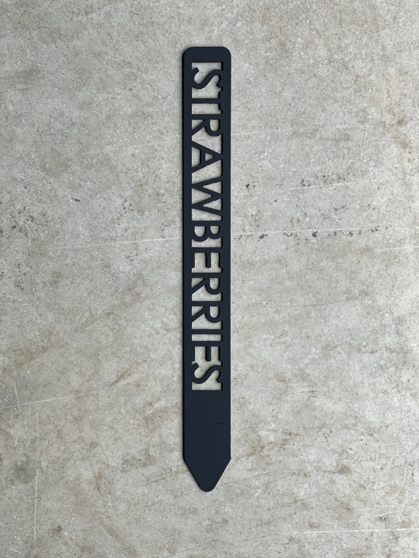 Metal Garden Stakes - Painted Black
