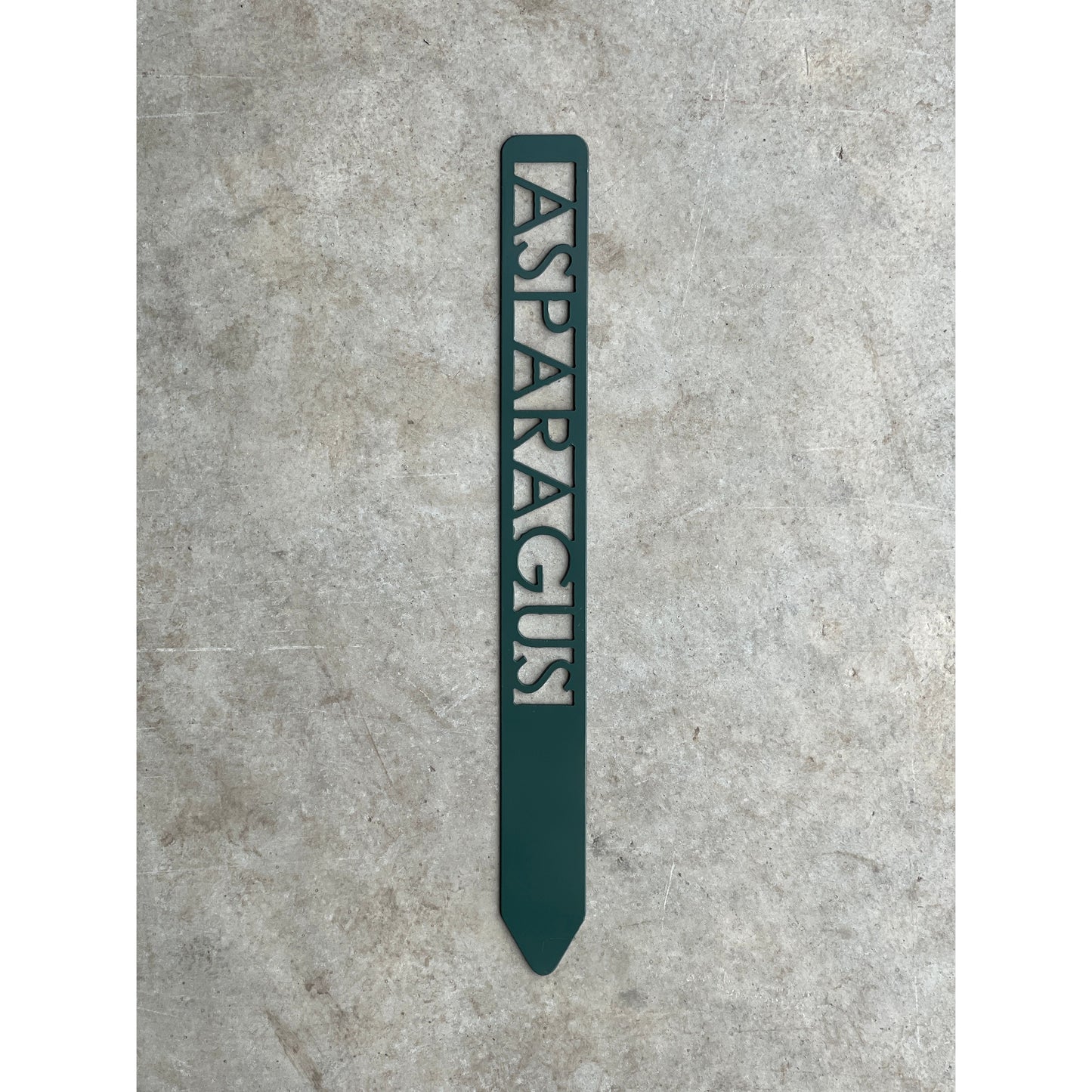 Metal Garden Stakes - Painted Hunter Green- Garden Yard Art – Rustic Outdoor Decor