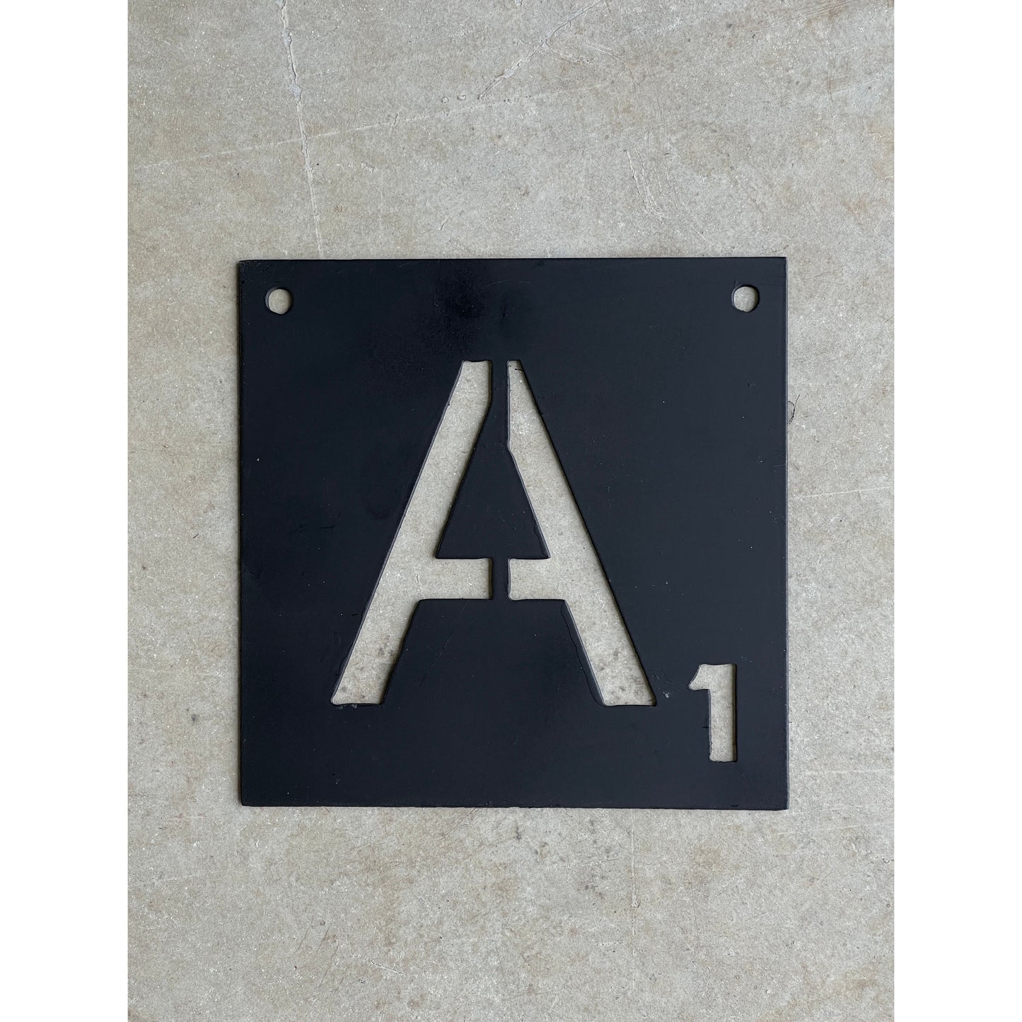 Metal Scrabble Letters for Wall 6"– Customizable Word Tiles, Rustic Industrial Decor
