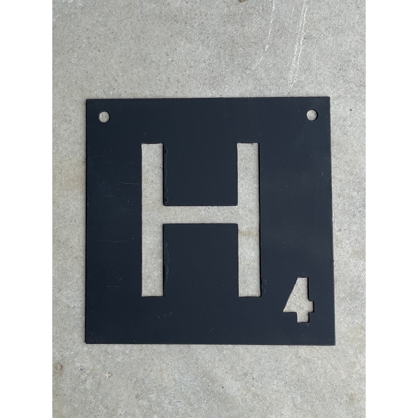 Metal Scrabble Letters for Wall 6"– Customizable Word Tiles, Rustic Industrial Decor
