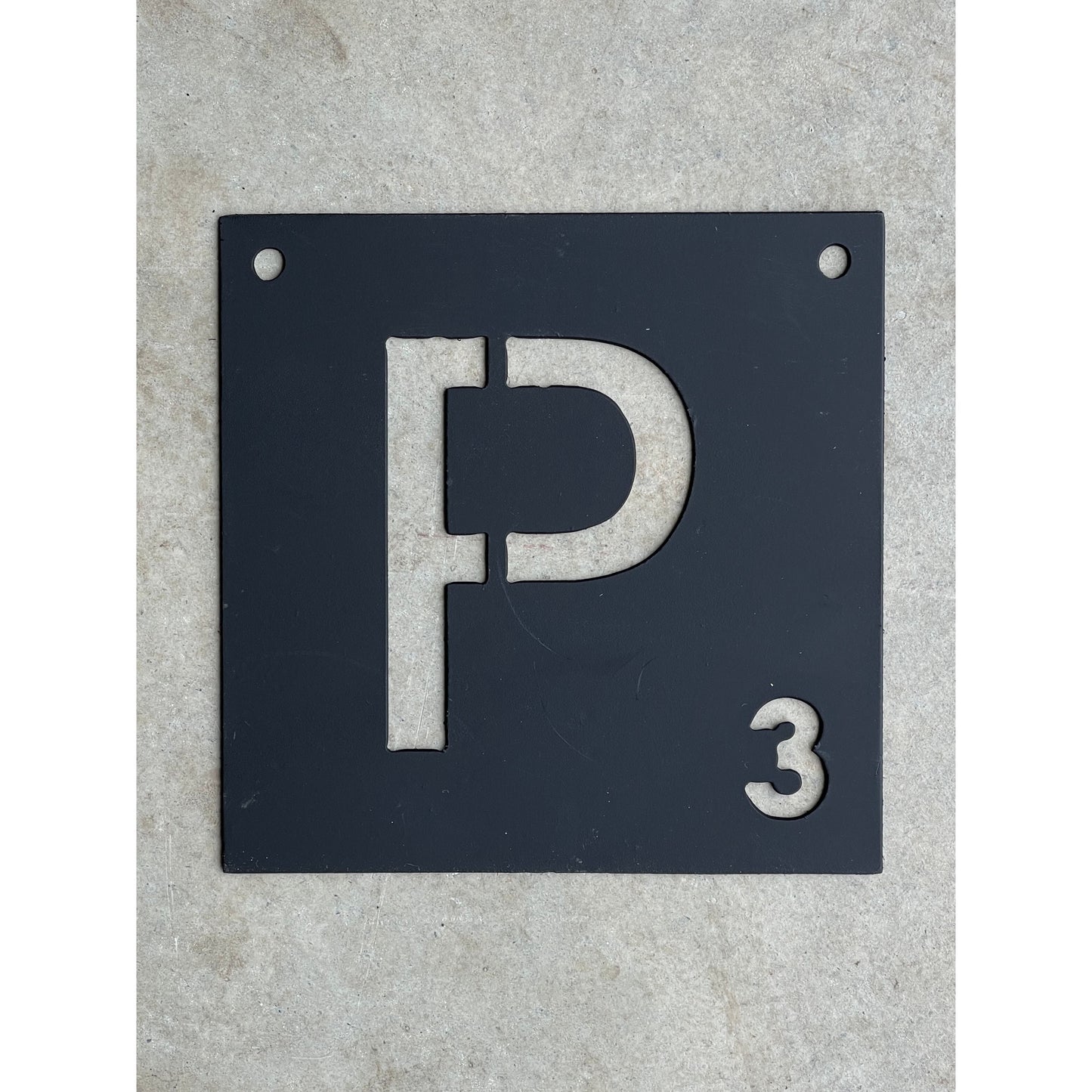 8"x8" Metal Scrabble Letters – Custom Wall Decor Tiles