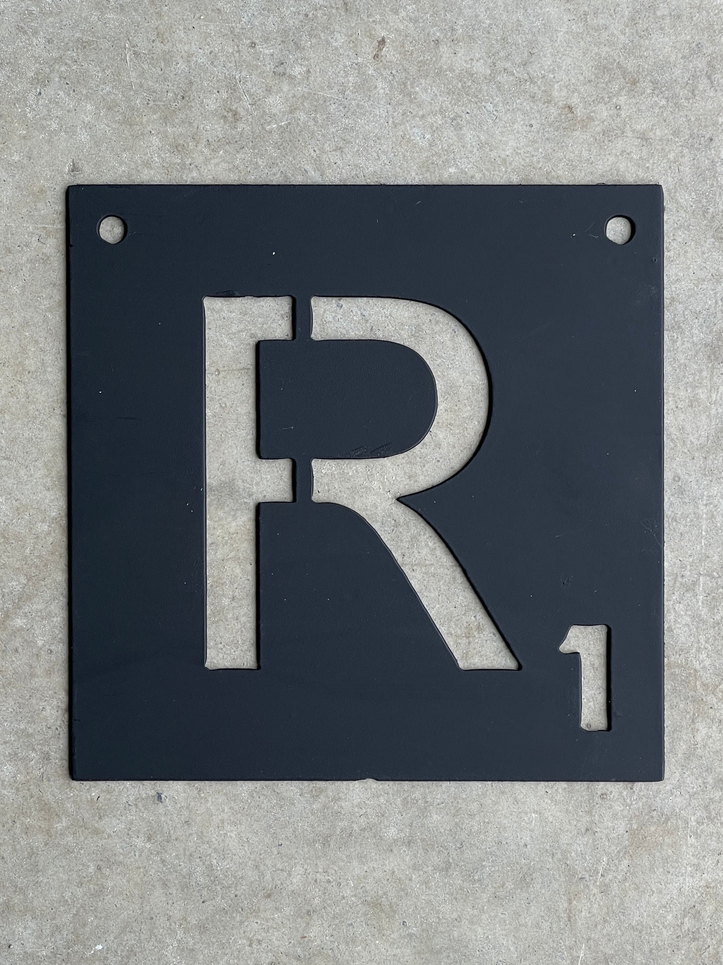 Scrabble Letter Metal Sign 8"x 8"