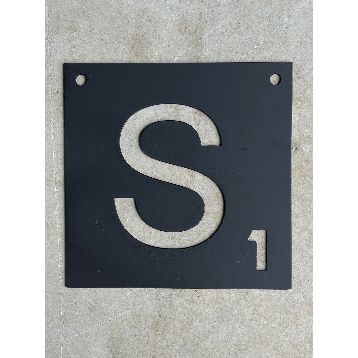 8"x8" Metal Scrabble Letters – Custom Wall Decor Tiles