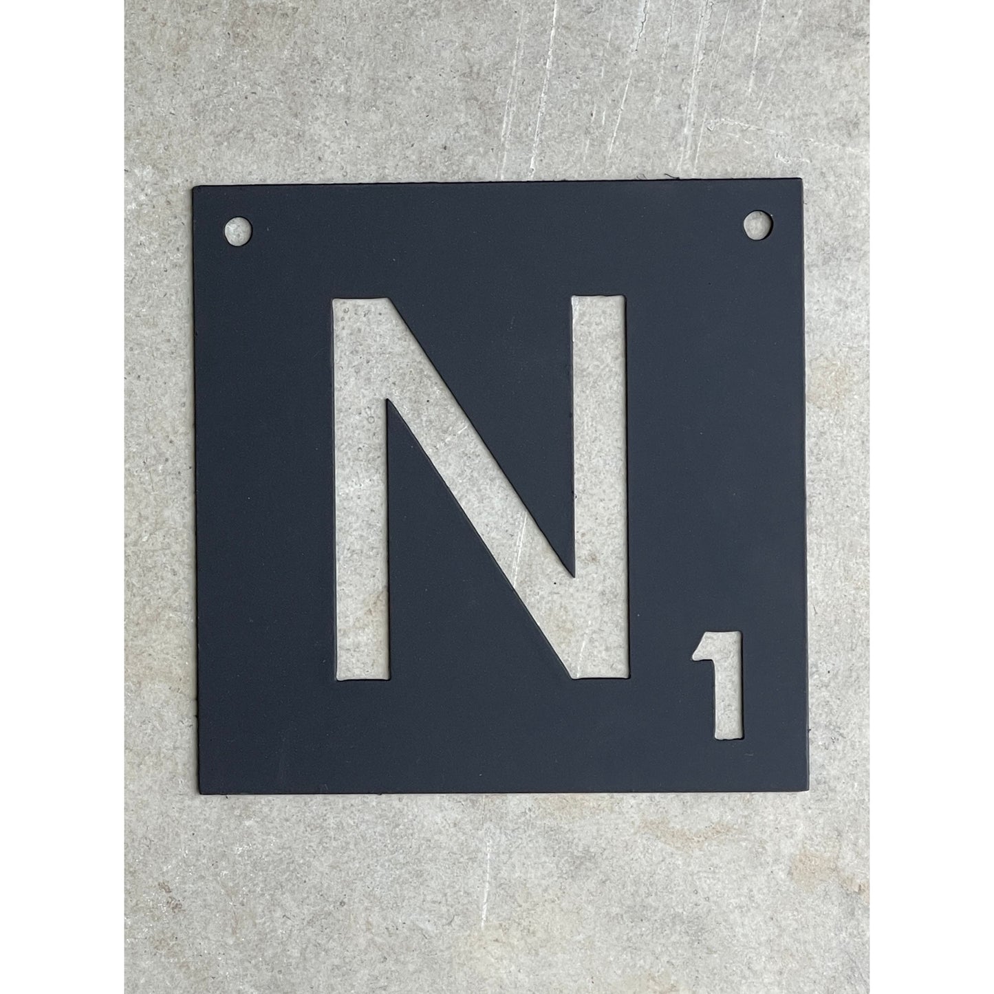 8"x8" Metal Scrabble Letters – Custom Wall Decor Tiles