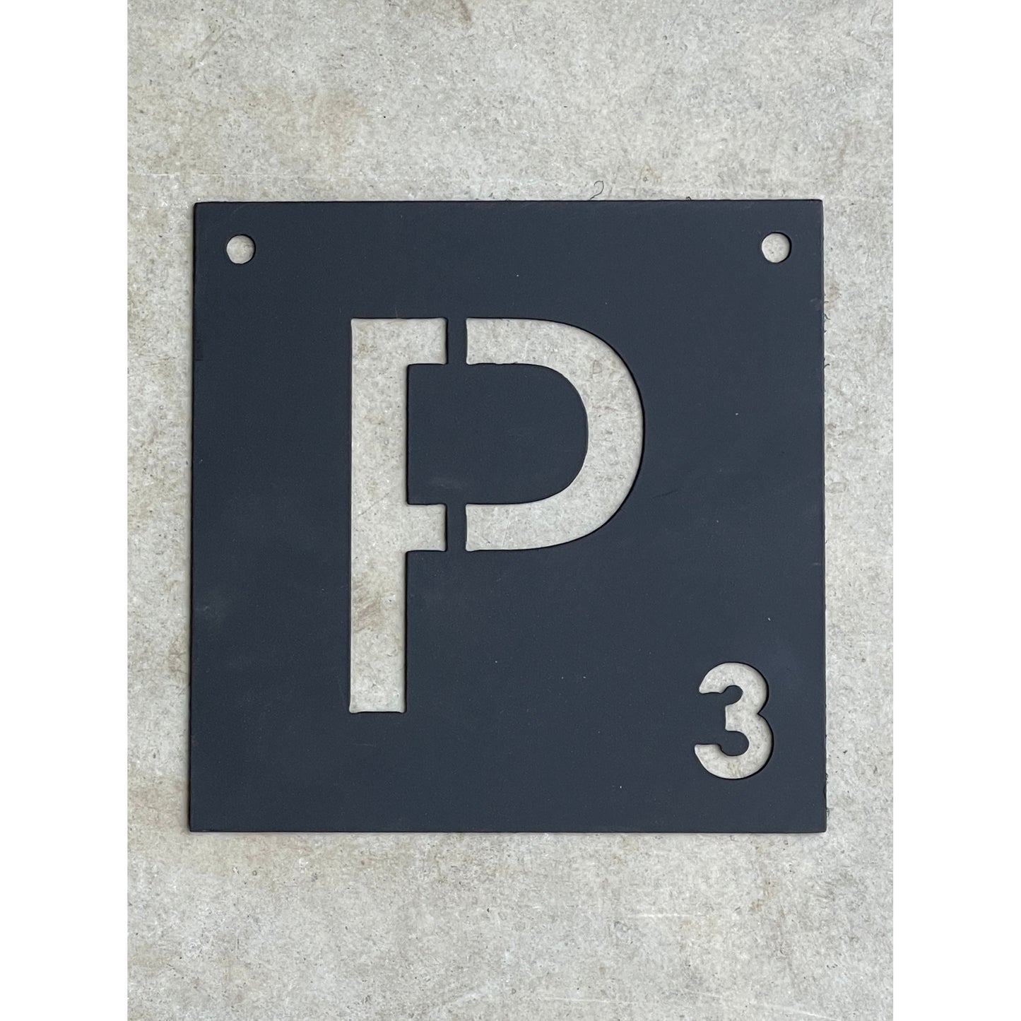 Metal Scrabble Letters for Wall 6"– Customizable Word Tiles, Rustic Industrial Decor
