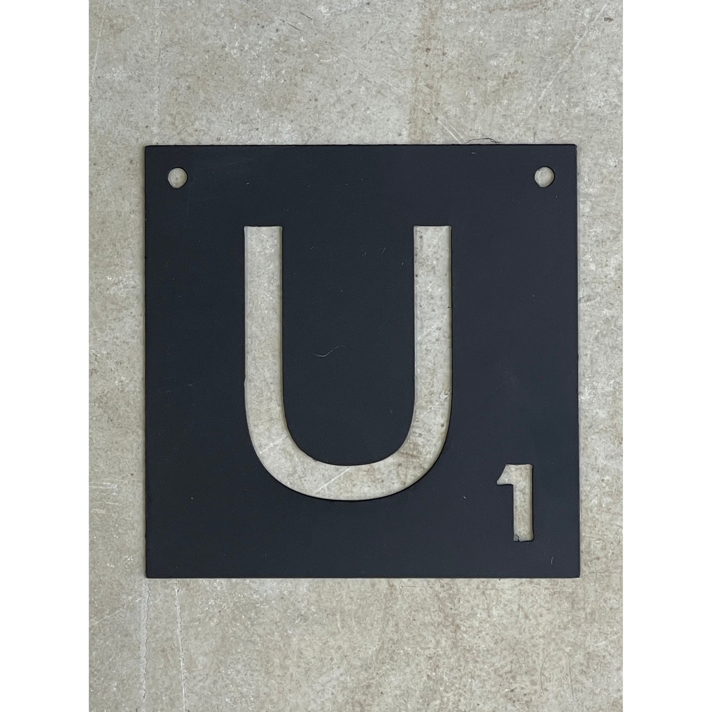 8"x8" Metal Scrabble Letters – Custom Wall Decor Tiles