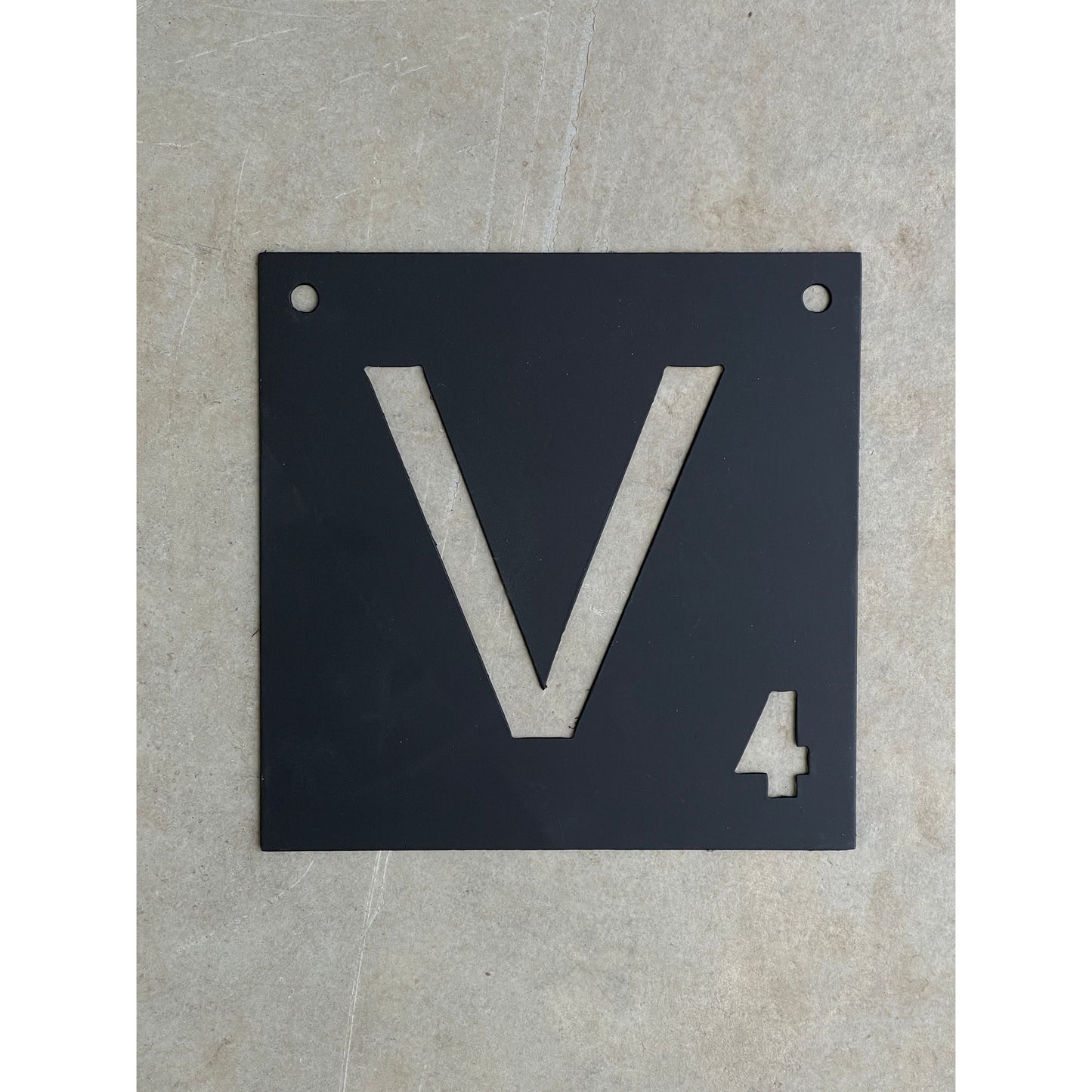 8"x8" Metal Scrabble Letters – Custom Wall Decor Tiles
