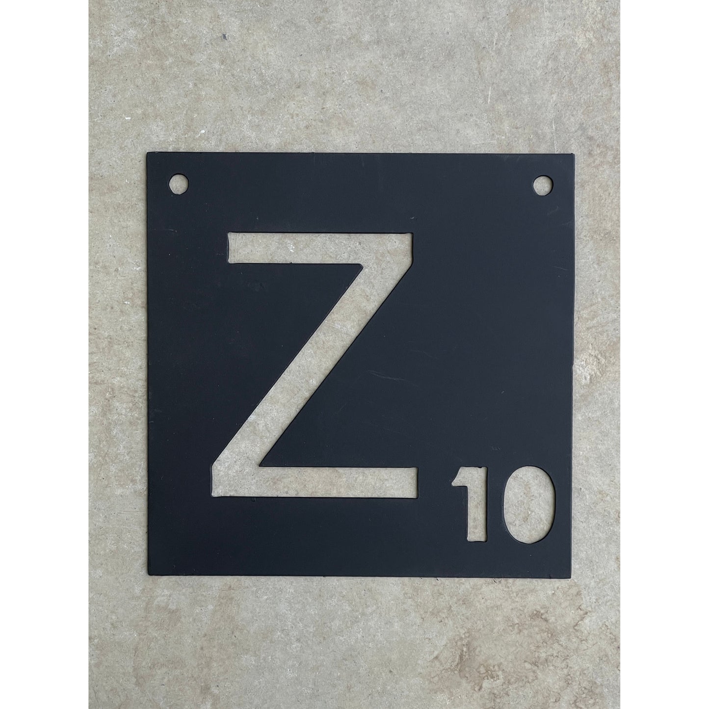 8"x8" Metal Scrabble Letters – Custom Wall Decor Tiles