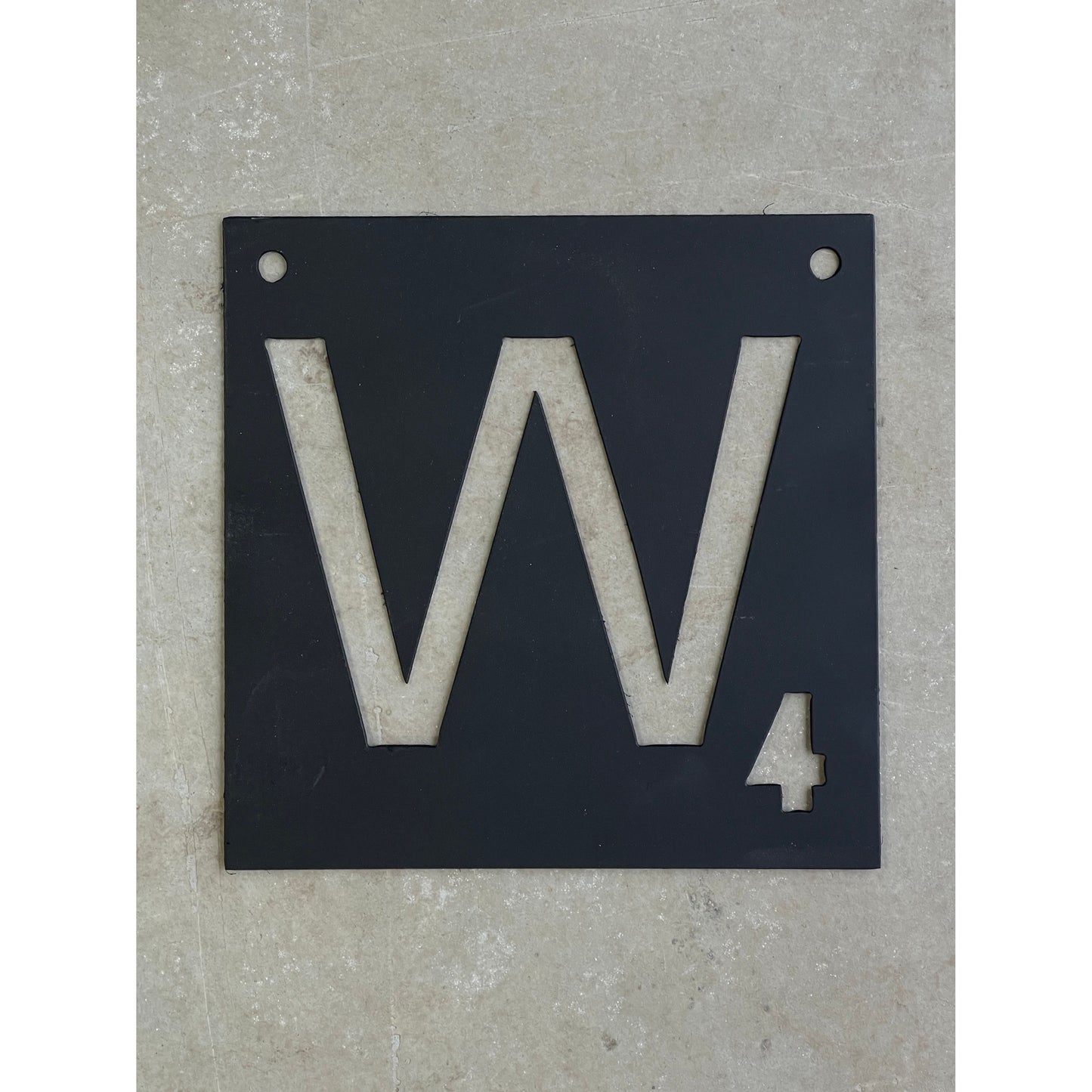 8"x8" Metal Scrabble Letters – Custom Wall Decor Tiles