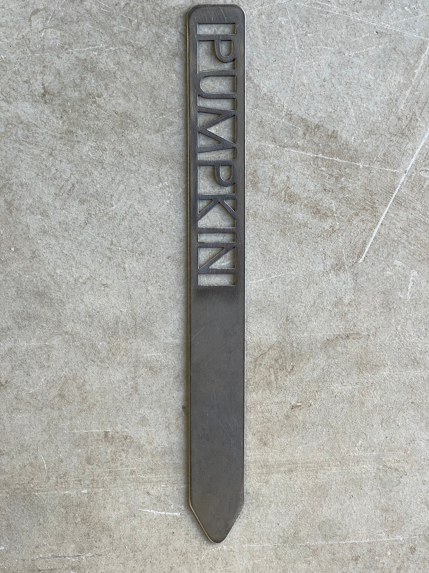 Metal Garden Stakes - raw metal