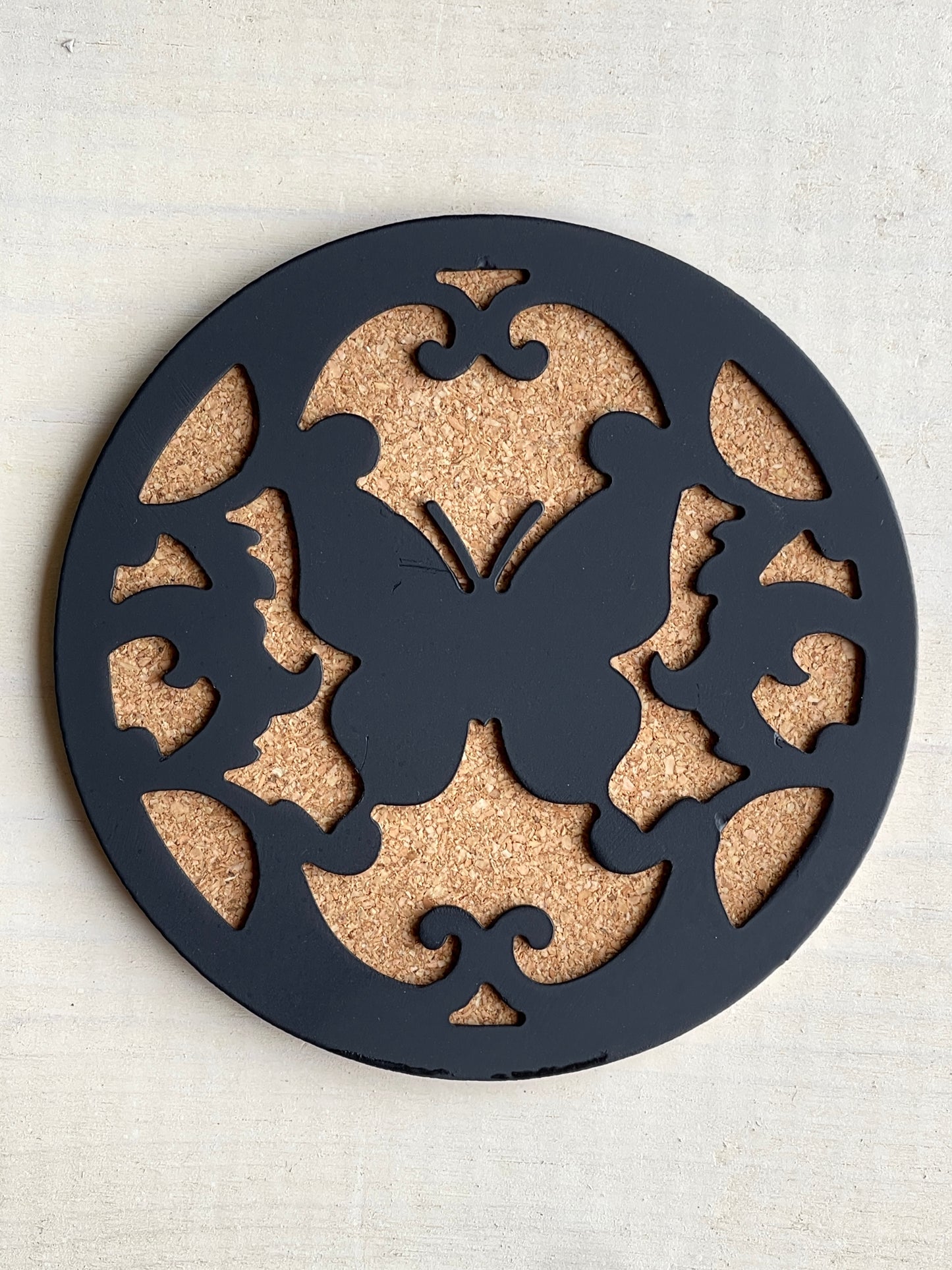 Metal Coasters Butterfly - set of 4