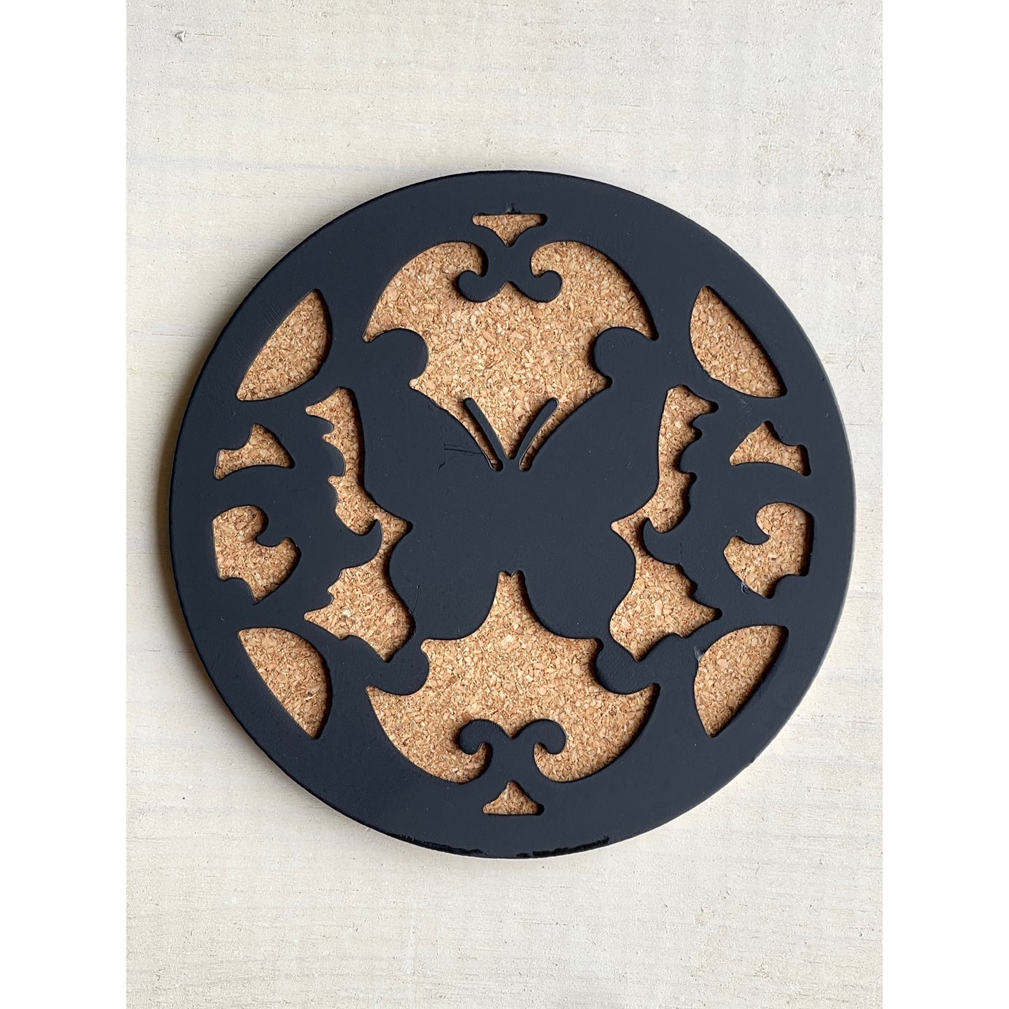 Butterfly Coasters Metal – Set of 4 Elegant Drink Coasters for Home or Patio Décor