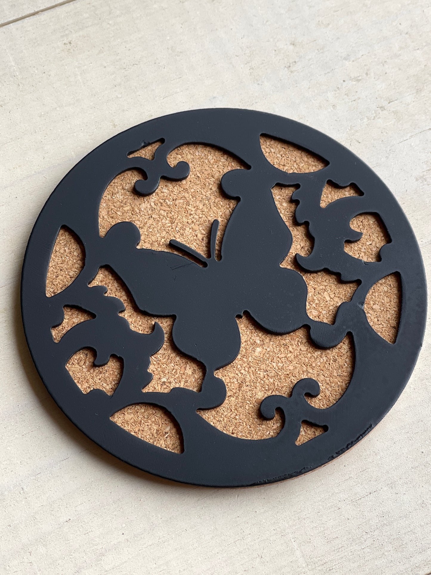 Metal Coasters Butterfly - set of 4