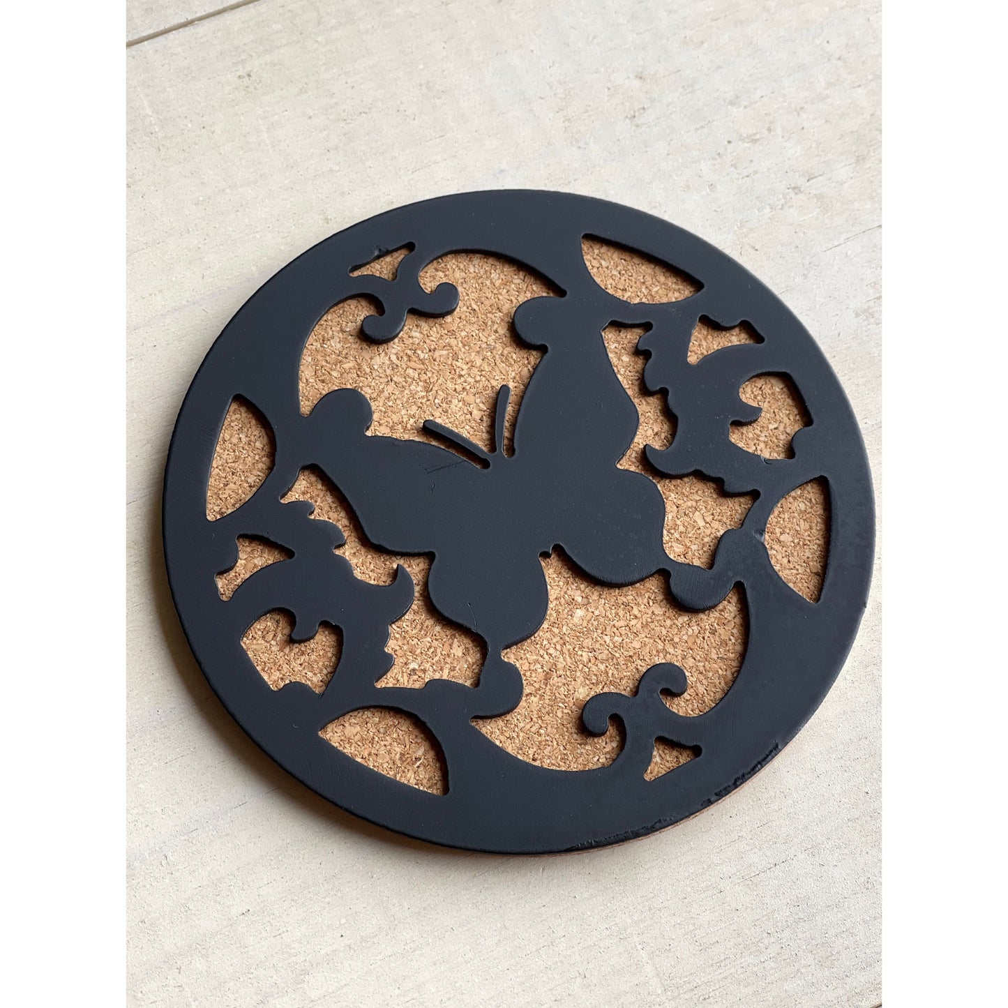 Butterfly Coasters Metal – Set of 4 Elegant Drink Coasters for Home or Patio Décor