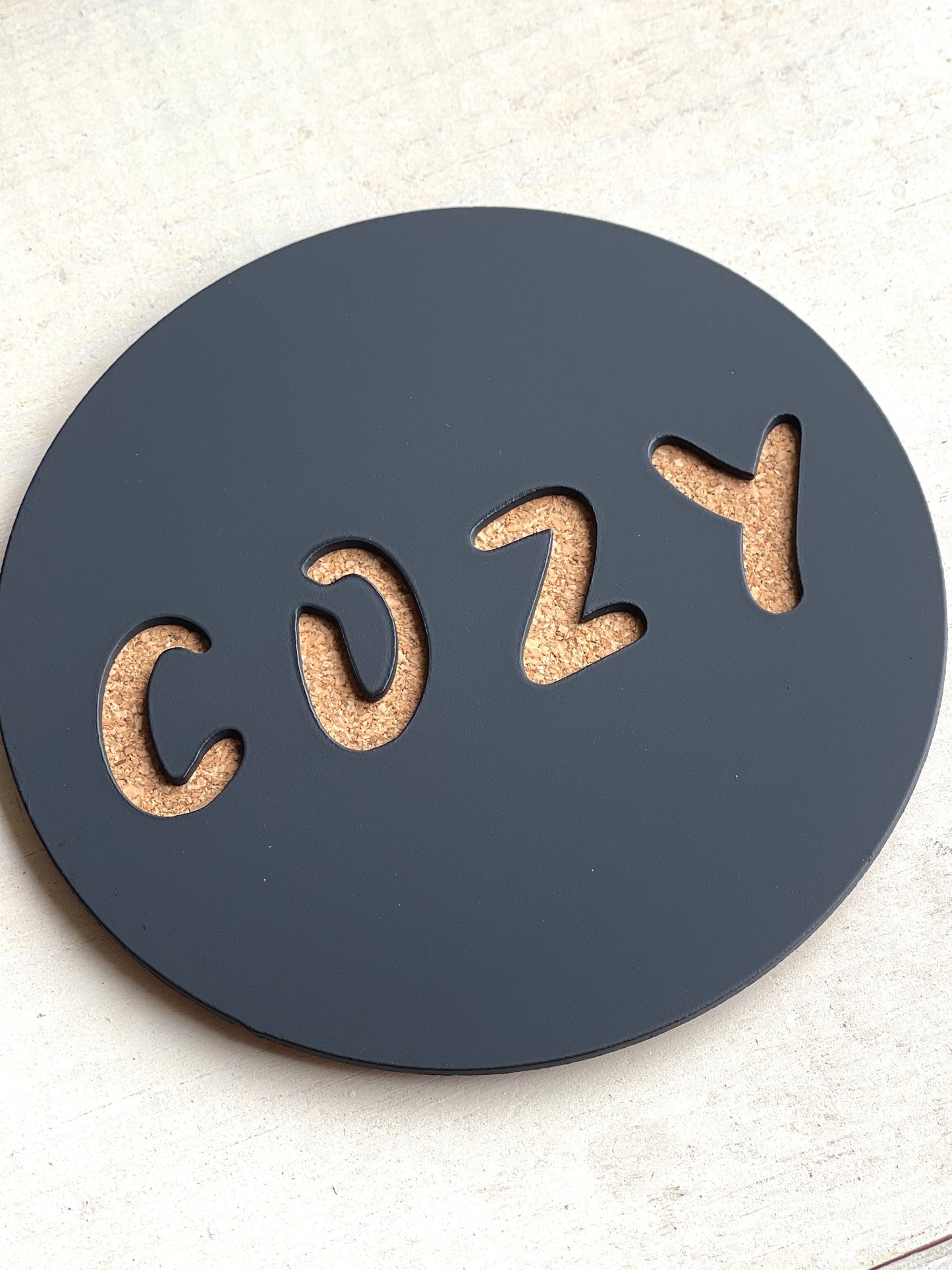 Metal Coasters Cozy - set of 4
