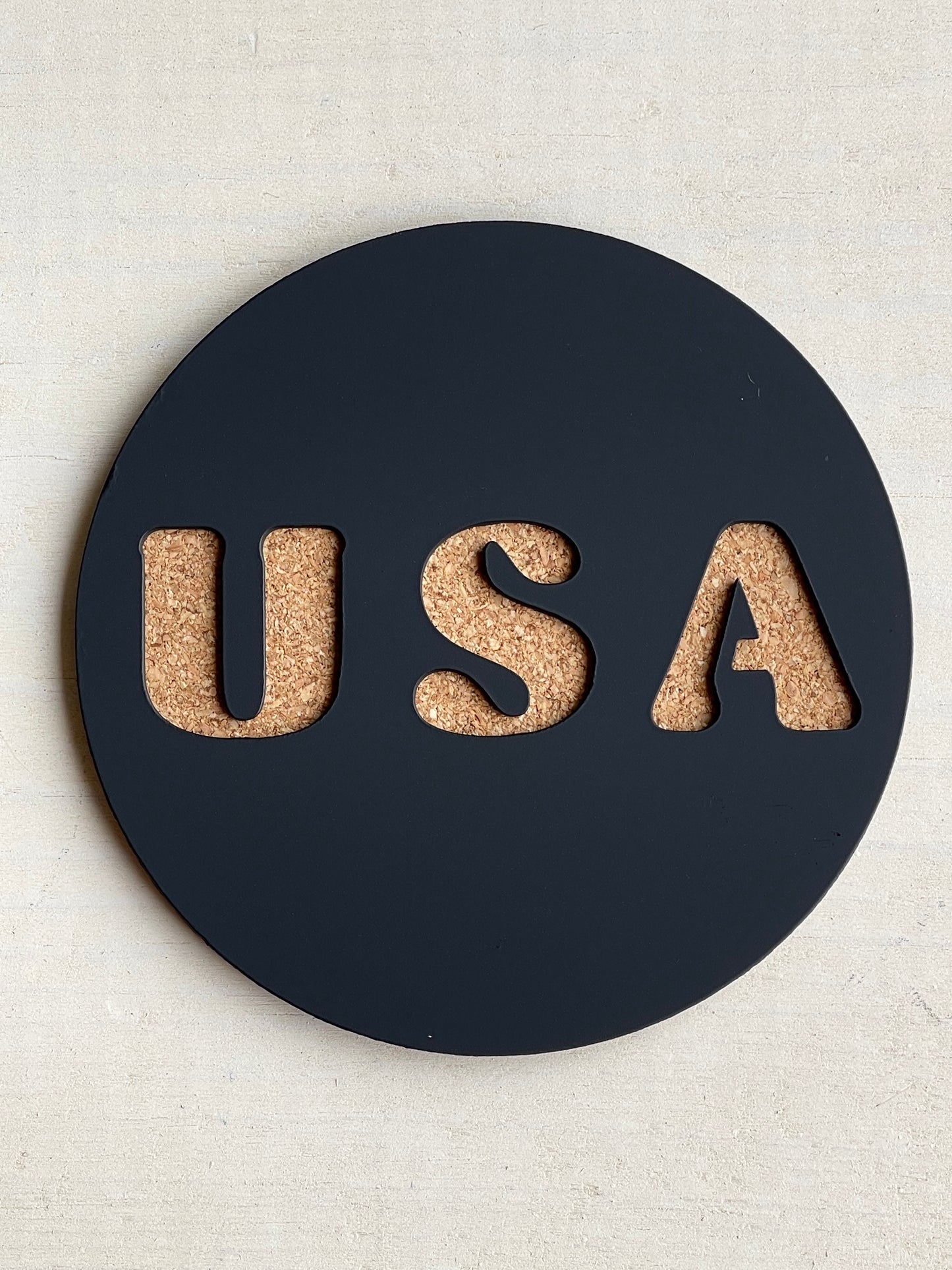 Metal Coasters USA - set of 4