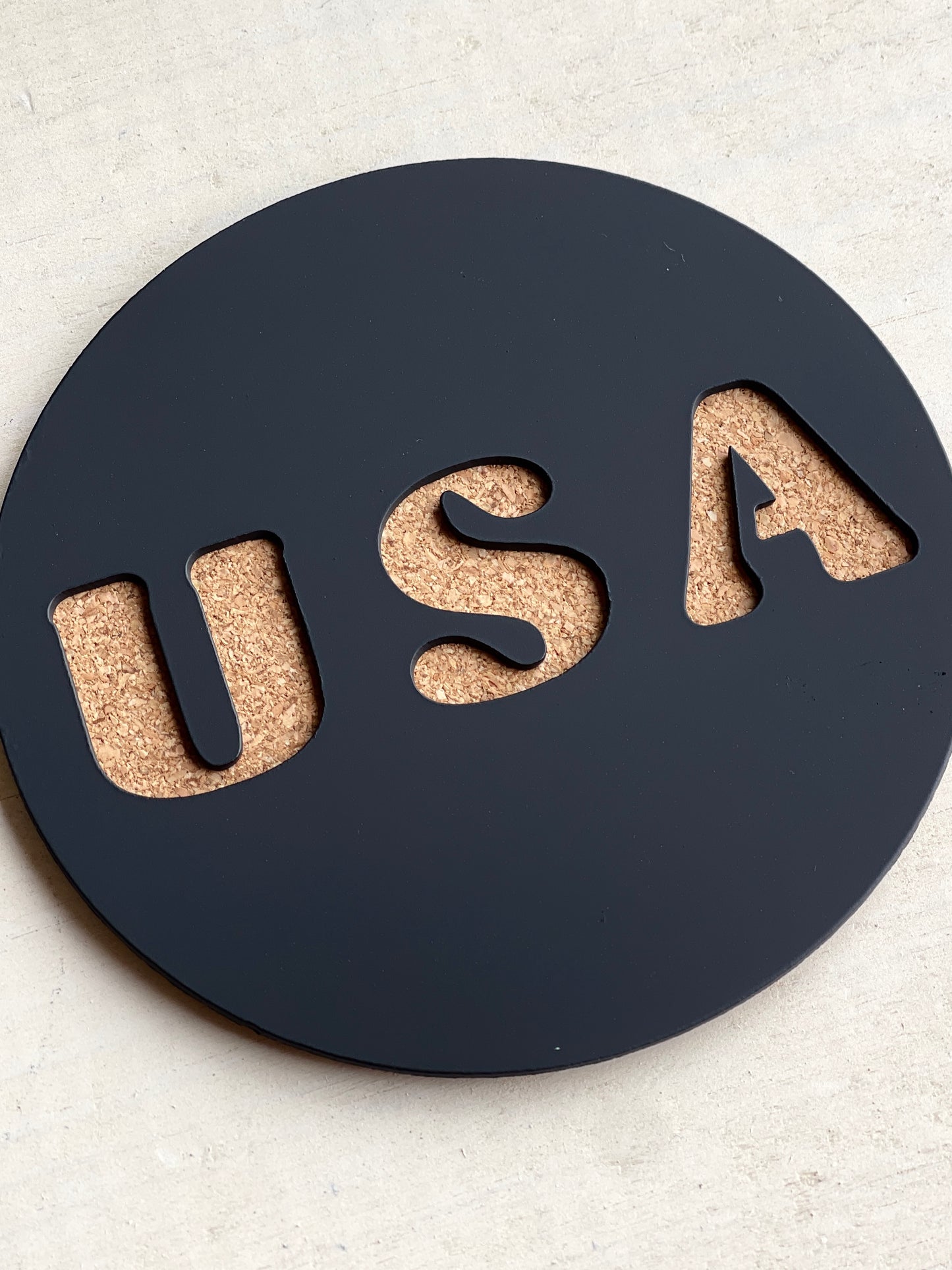 Metal Coasters USA - set of 4