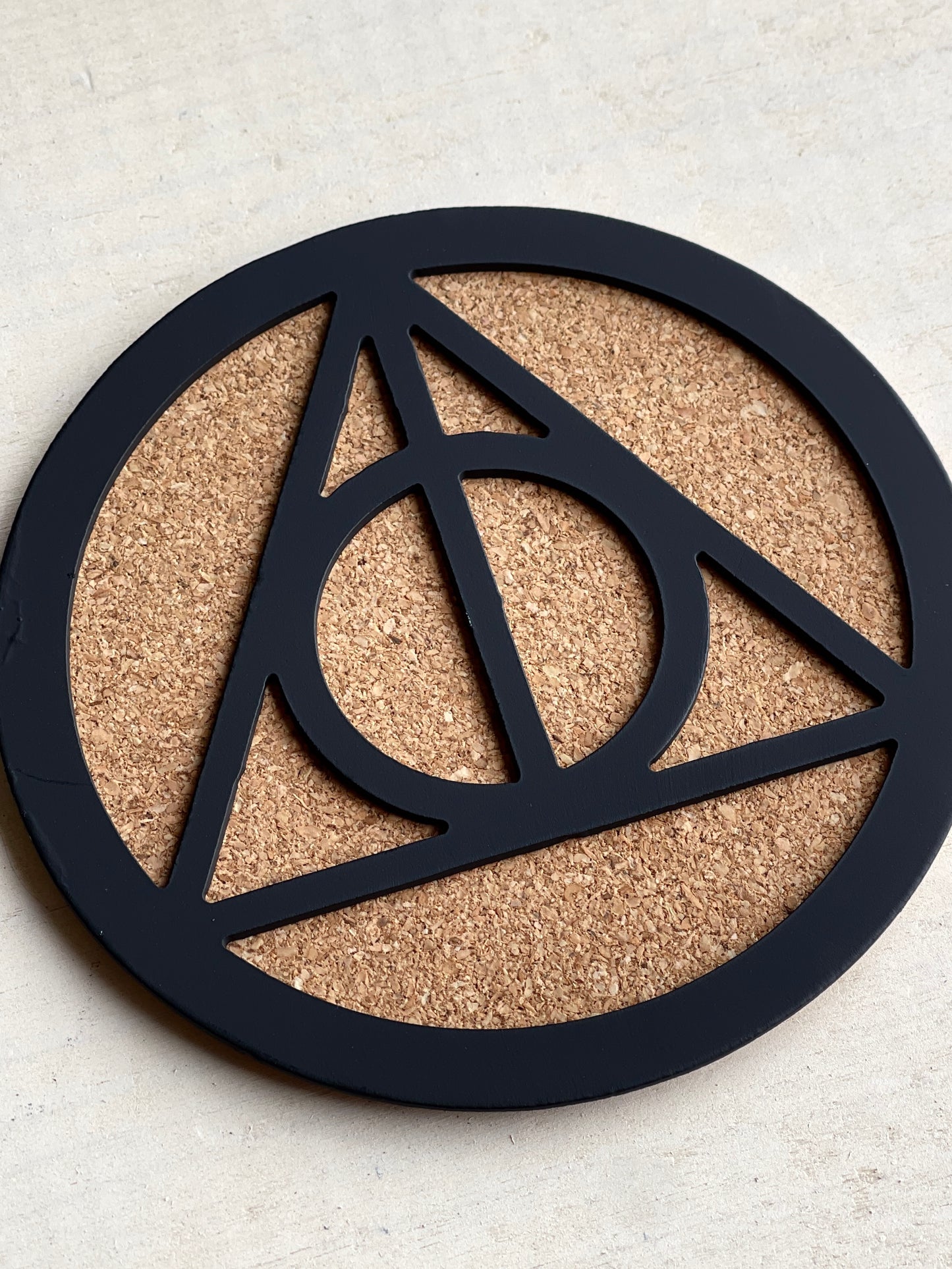Metal Coasters Deathly Hallows - set of 4