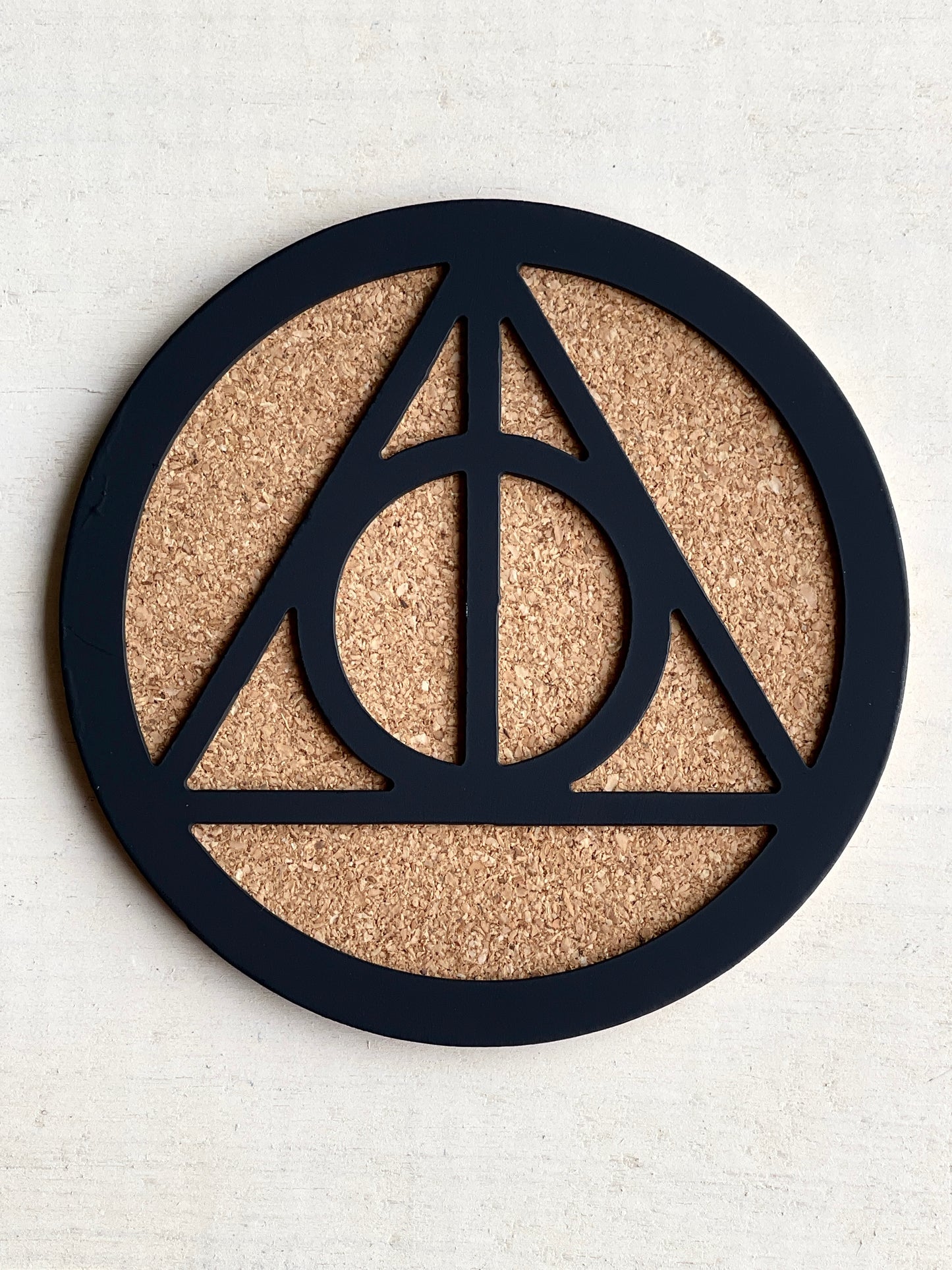 Metal Coasters Deathly Hallows - set of 4