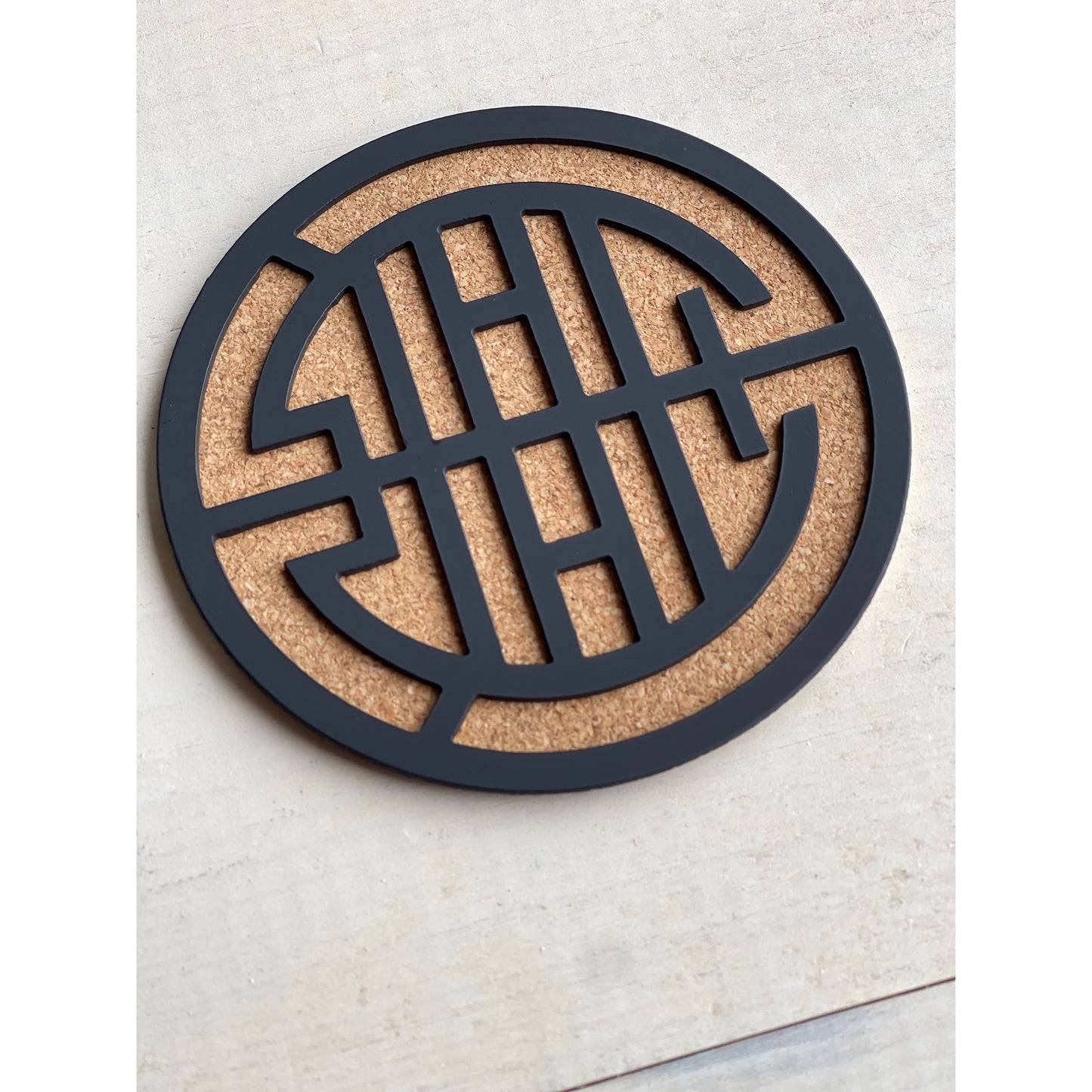 Abstract Metal Coasters – Set of 4, Multiple Colors – Modern Drink Coaster Set