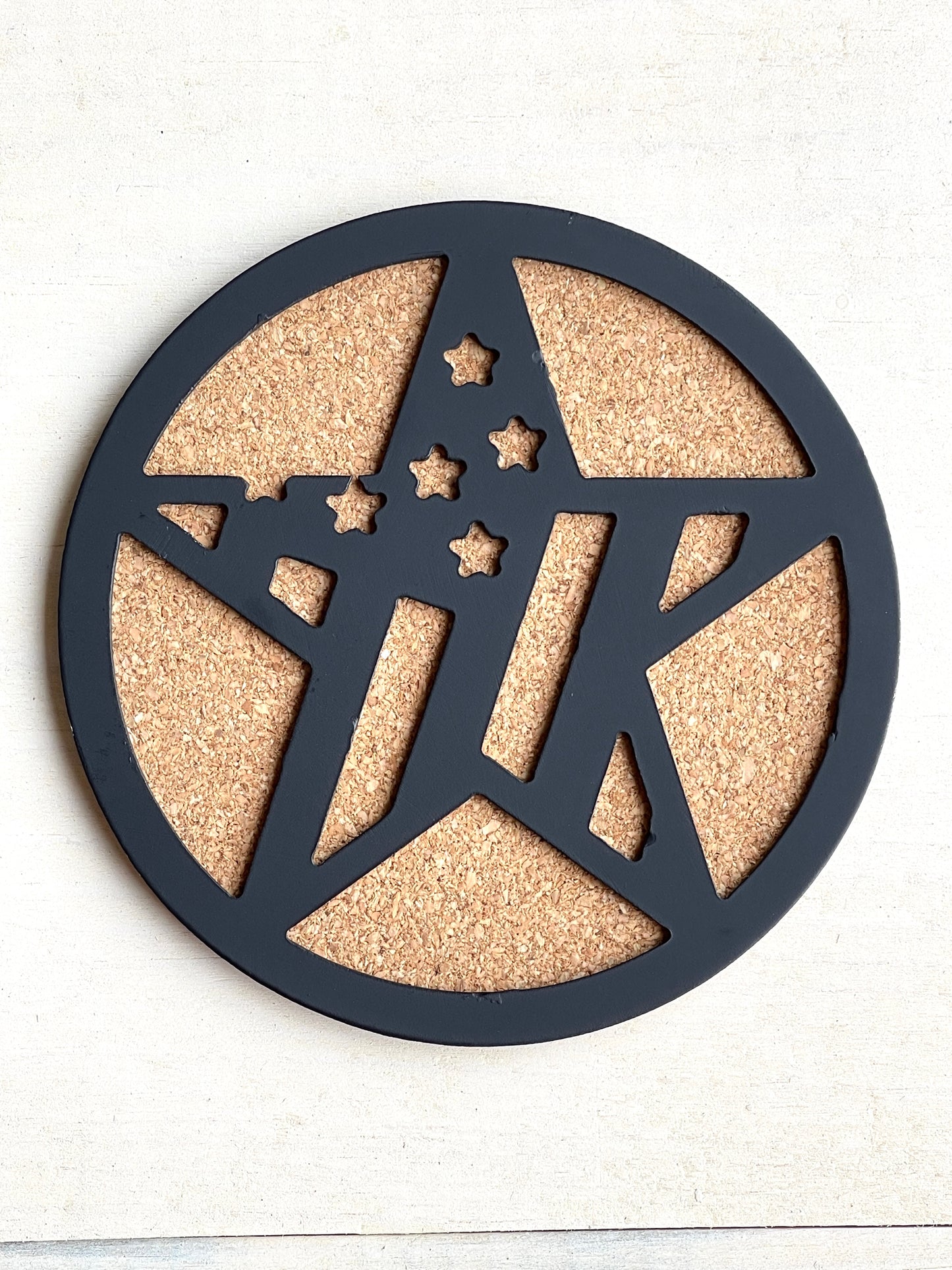 Metal Coasters set Star Flag- Set of 4