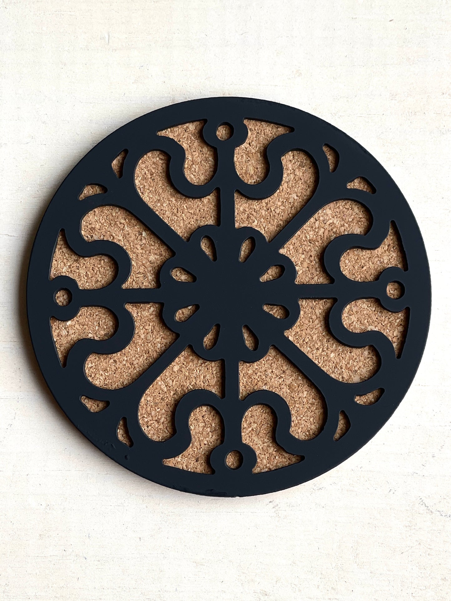 Metal Coasters set Victorian Scroll- Set of 4