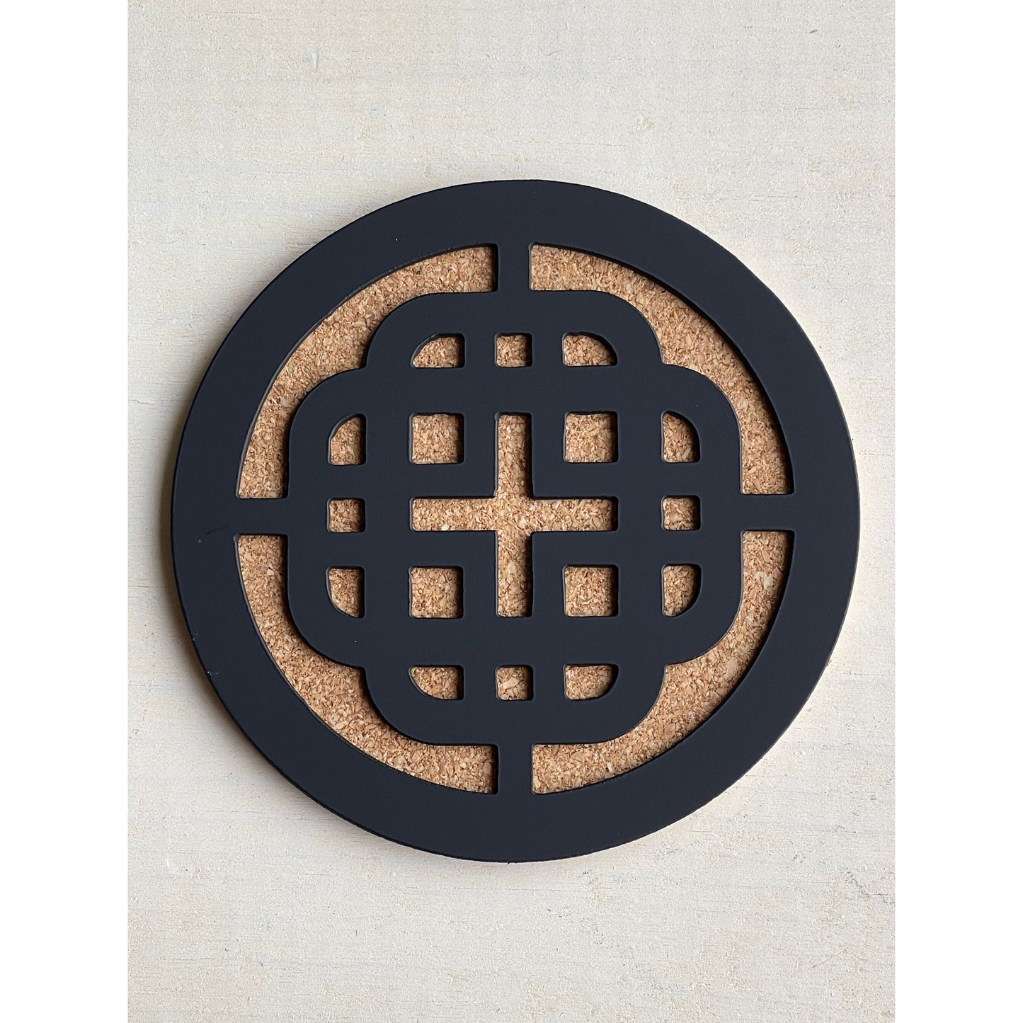 Celtic Knot Metal Coasters – Set of 4 | Irish Decor for Home & Gifts