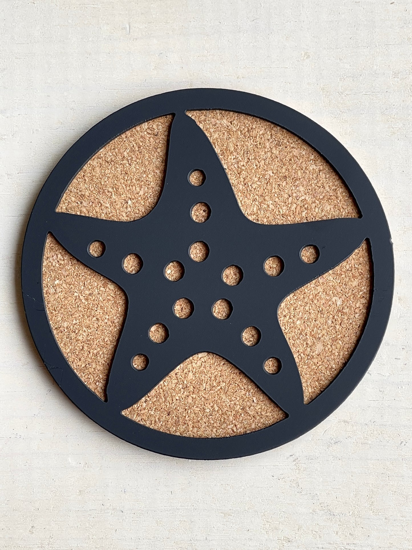 Metal Coasters set Starfish - Set of 4