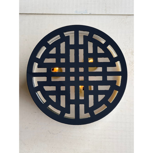 Metal Lace Candle Topper – Elegant Decorative Lid for Jar Candles