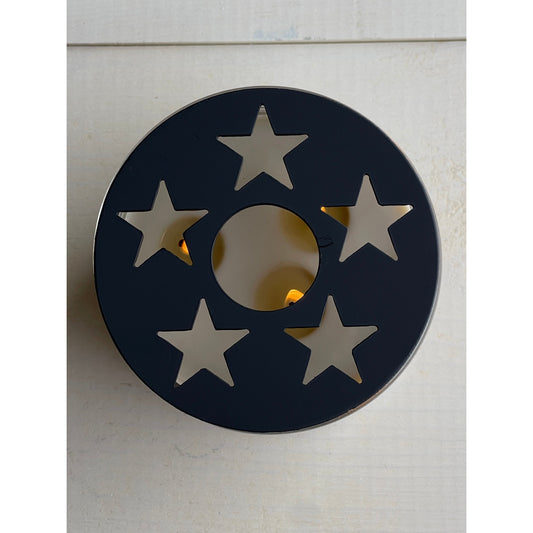 5-Star Metal Candle Topper – Decorative Lid for Jar Candles | Improves Burn & Scent Throw