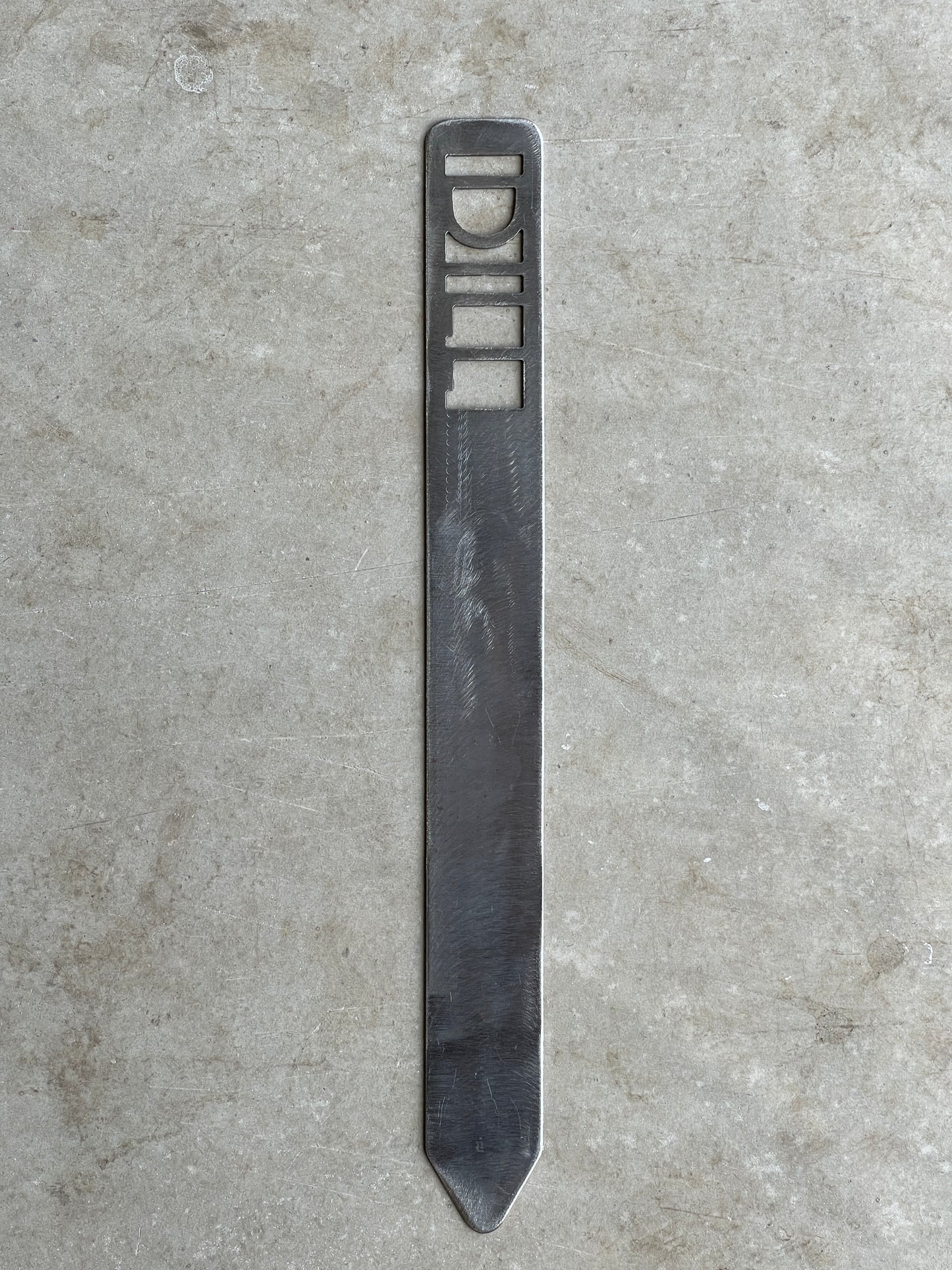 Metal Garden Stakes - raw metal