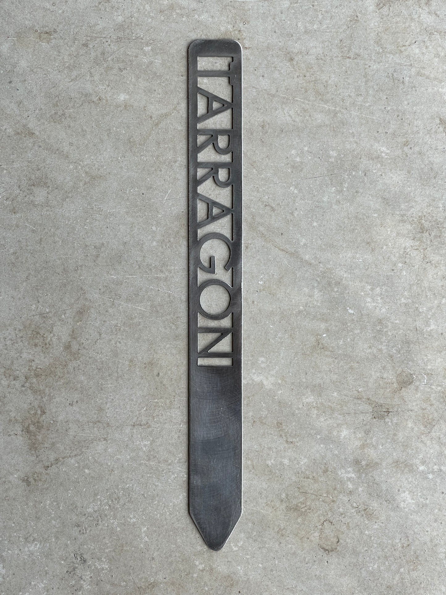 Metal Garden Stakes - raw metal