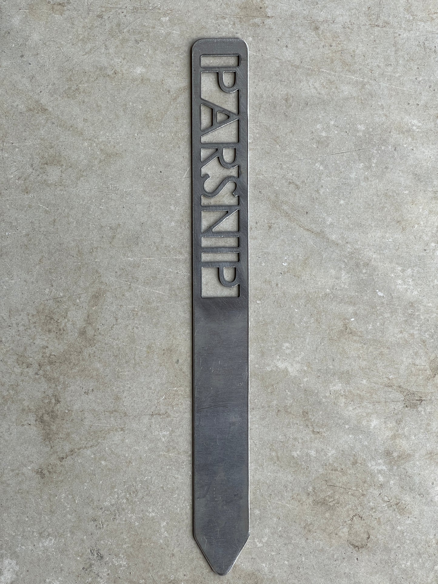 Metal Garden Stakes - raw metal