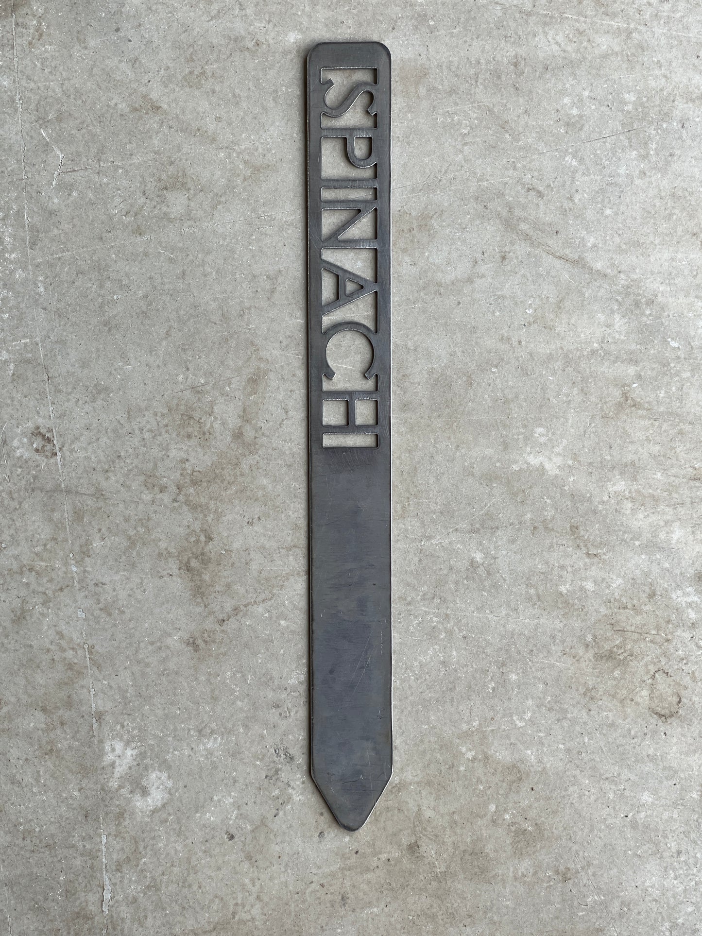 Metal Garden Stakes - raw metal