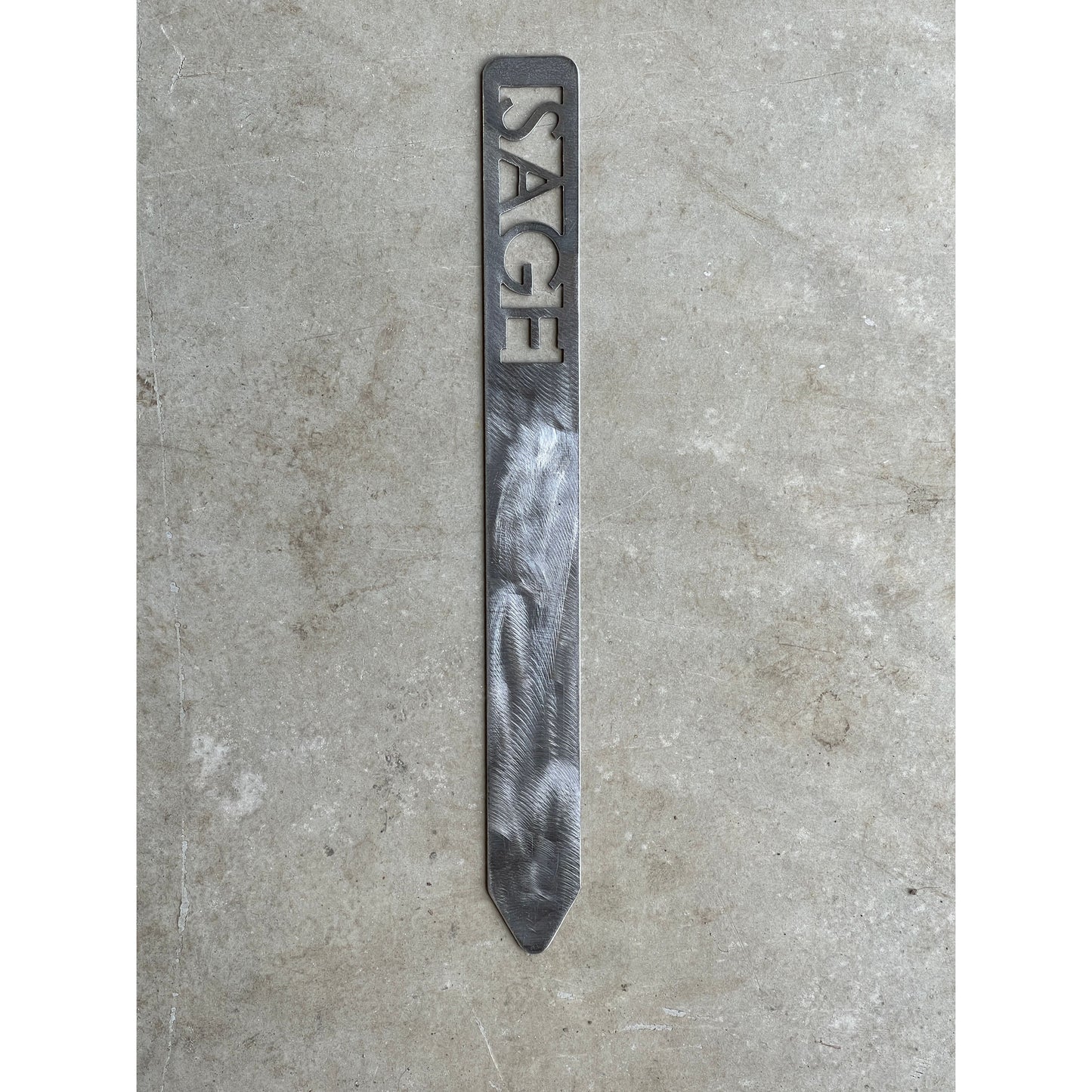 Metal Garden Stakes - raw metal- decorative metal garden signs