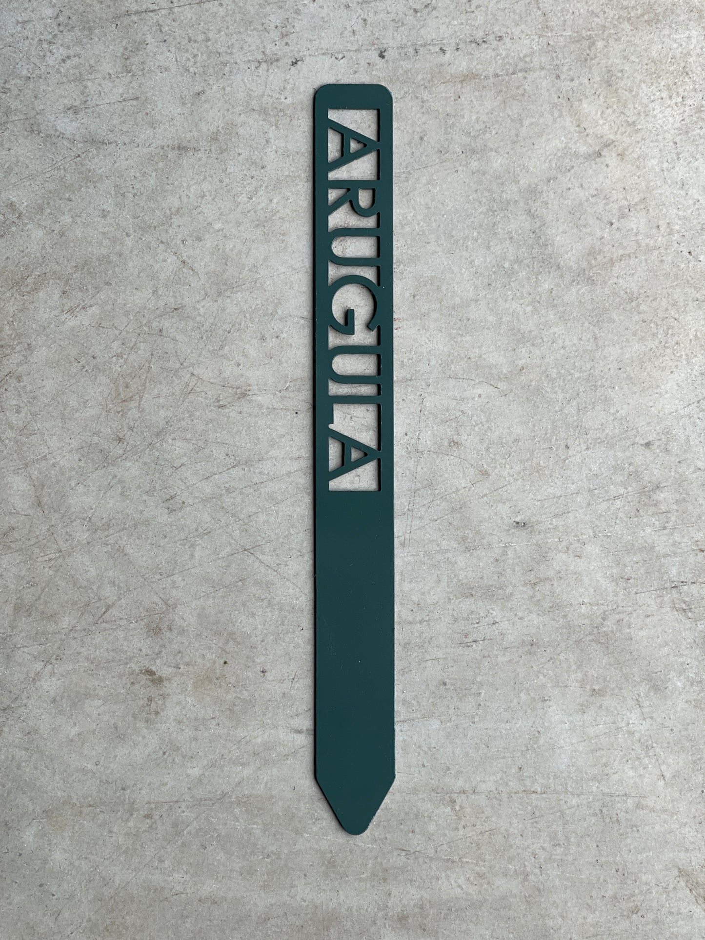 Metal Garden Stakes - Painted Hunter Green