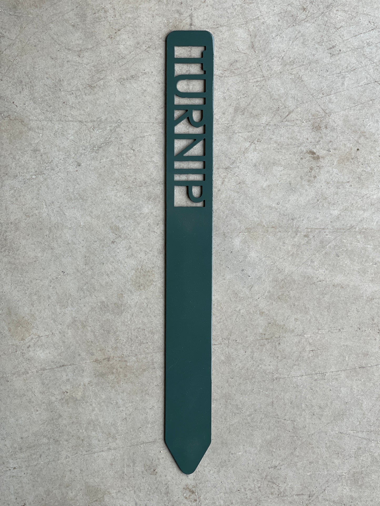 Metal Garden Stakes - Painted Hunter Green