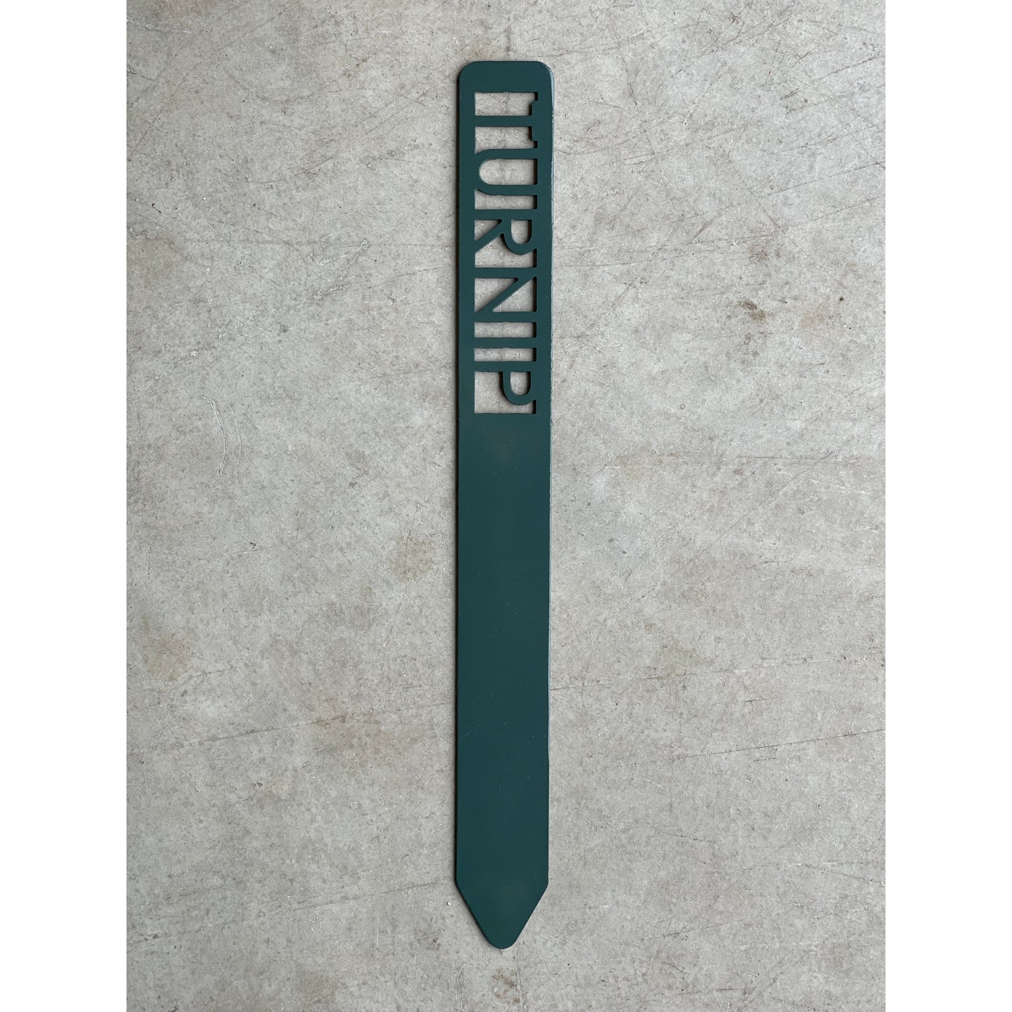 Metal Garden Stakes - Painted Hunter Green- Garden Yard Art – Rustic Outdoor Decor