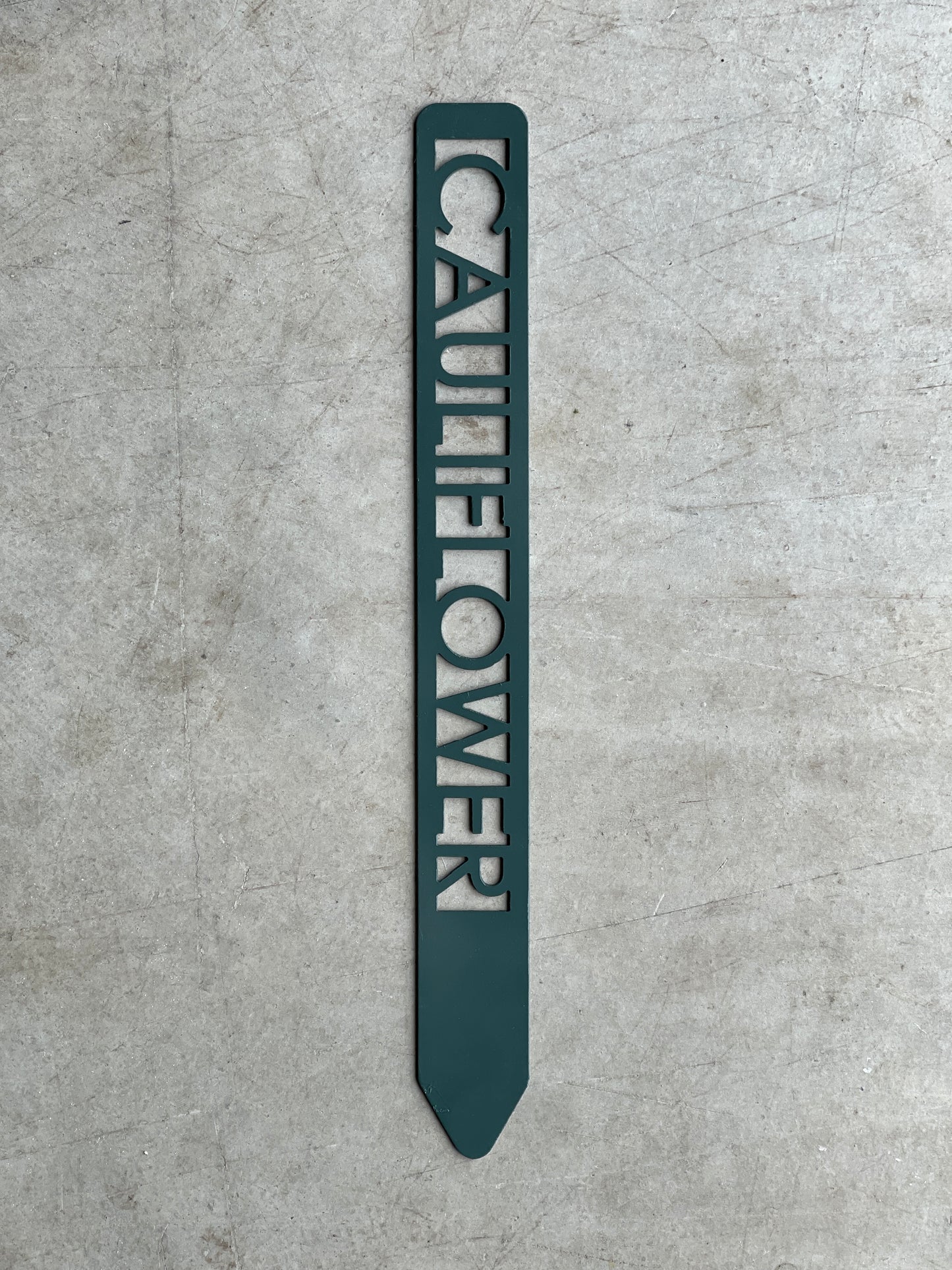 Metal Garden Stakes - Painted Hunter Green