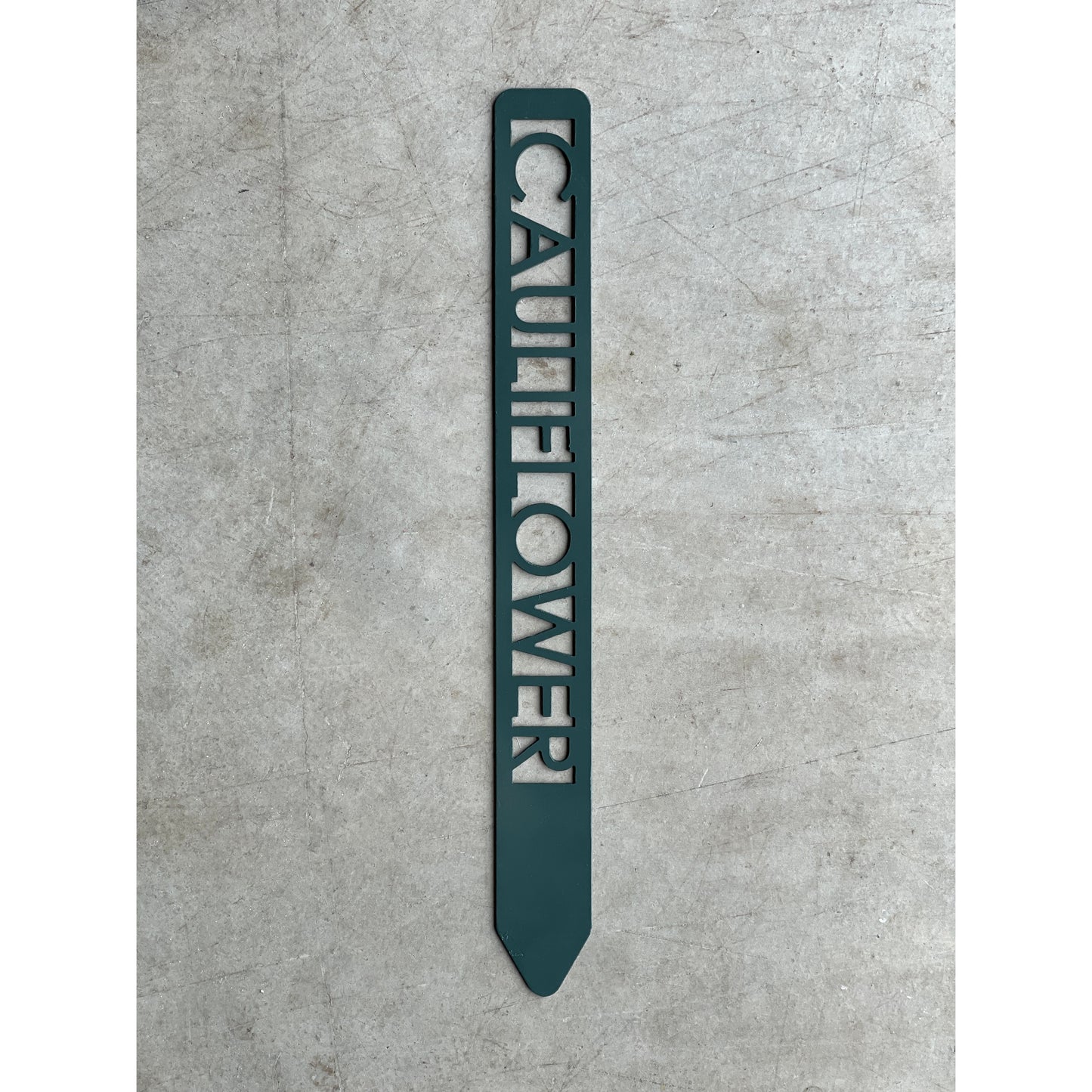 Metal Garden Stakes - Painted Hunter Green- Garden Yard Art – Rustic Outdoor Decor