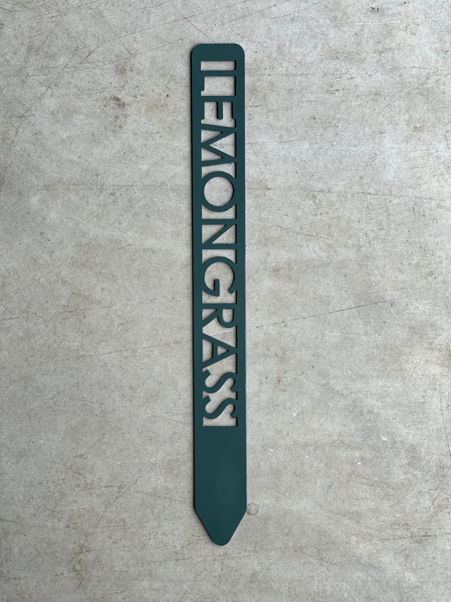 Metal Garden Stakes - Painted Hunter Green